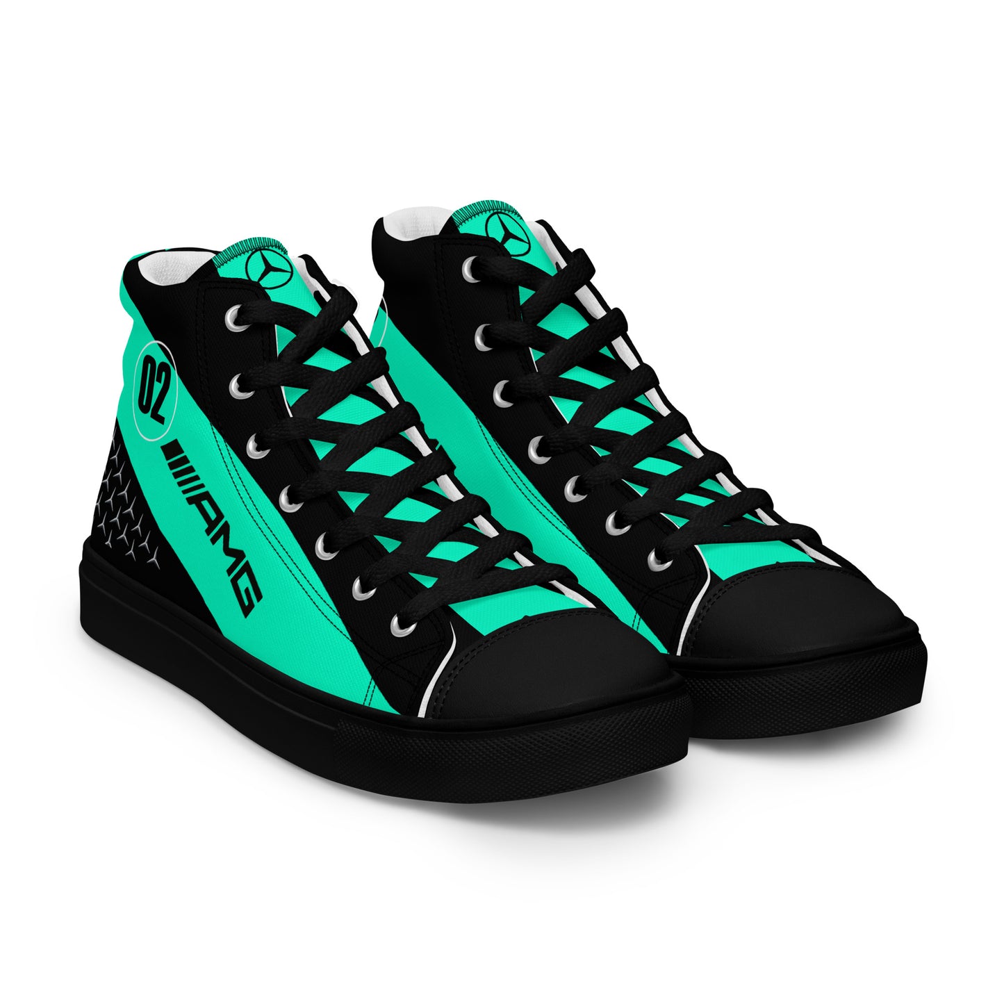 Mercedes AMG Men’s high top canvas shoes
