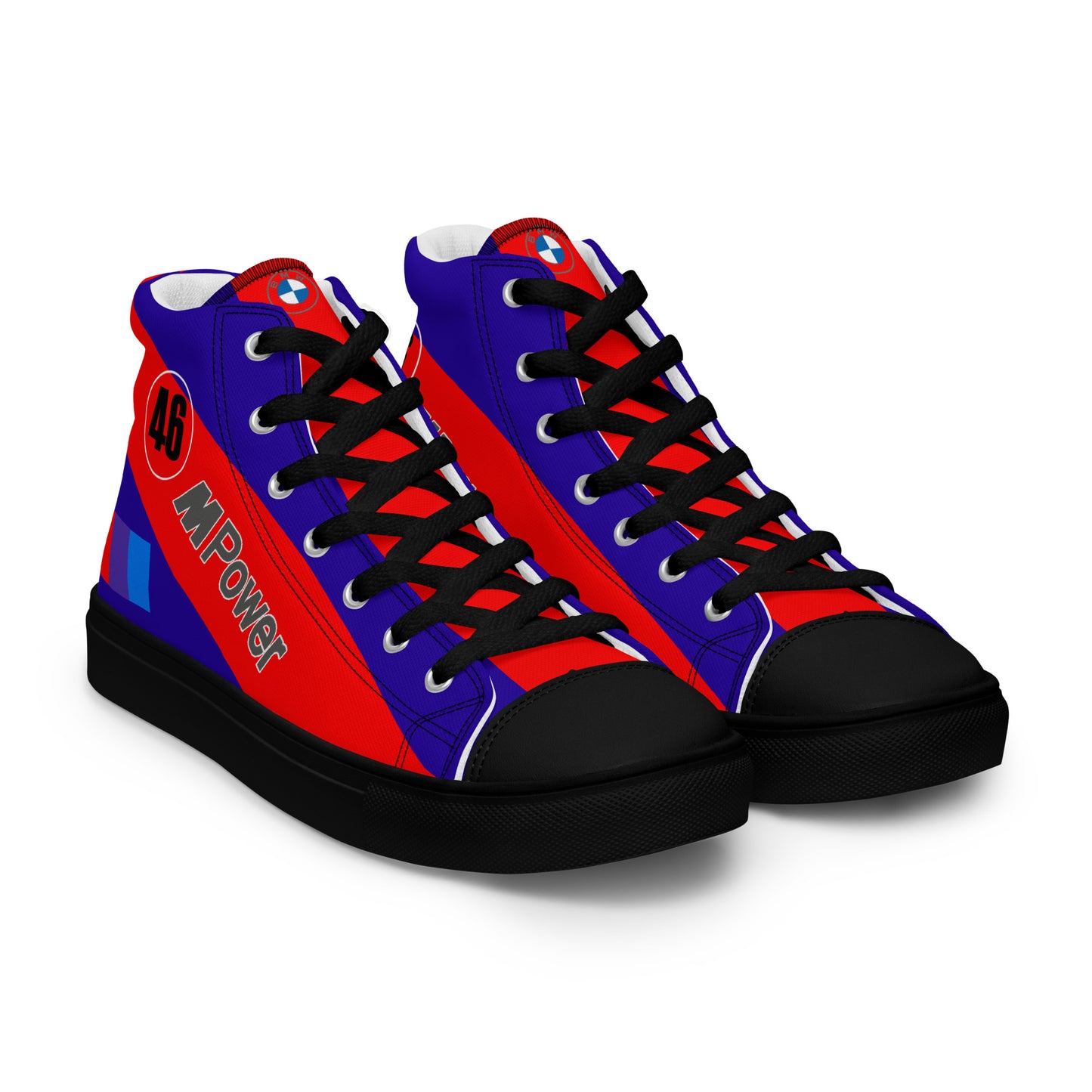 BMW M Power Men’s high top canvas shoes