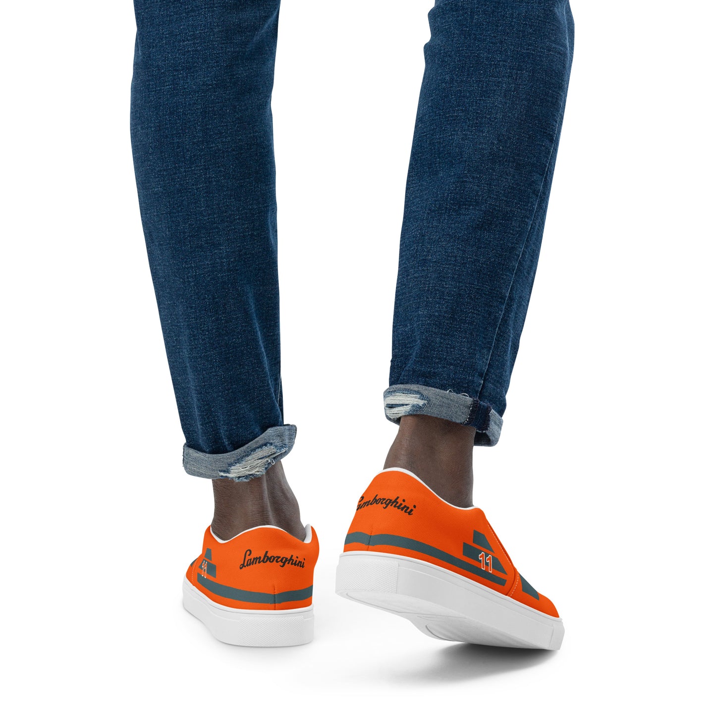 Lamborghini Men’s slip-on canvas shoes