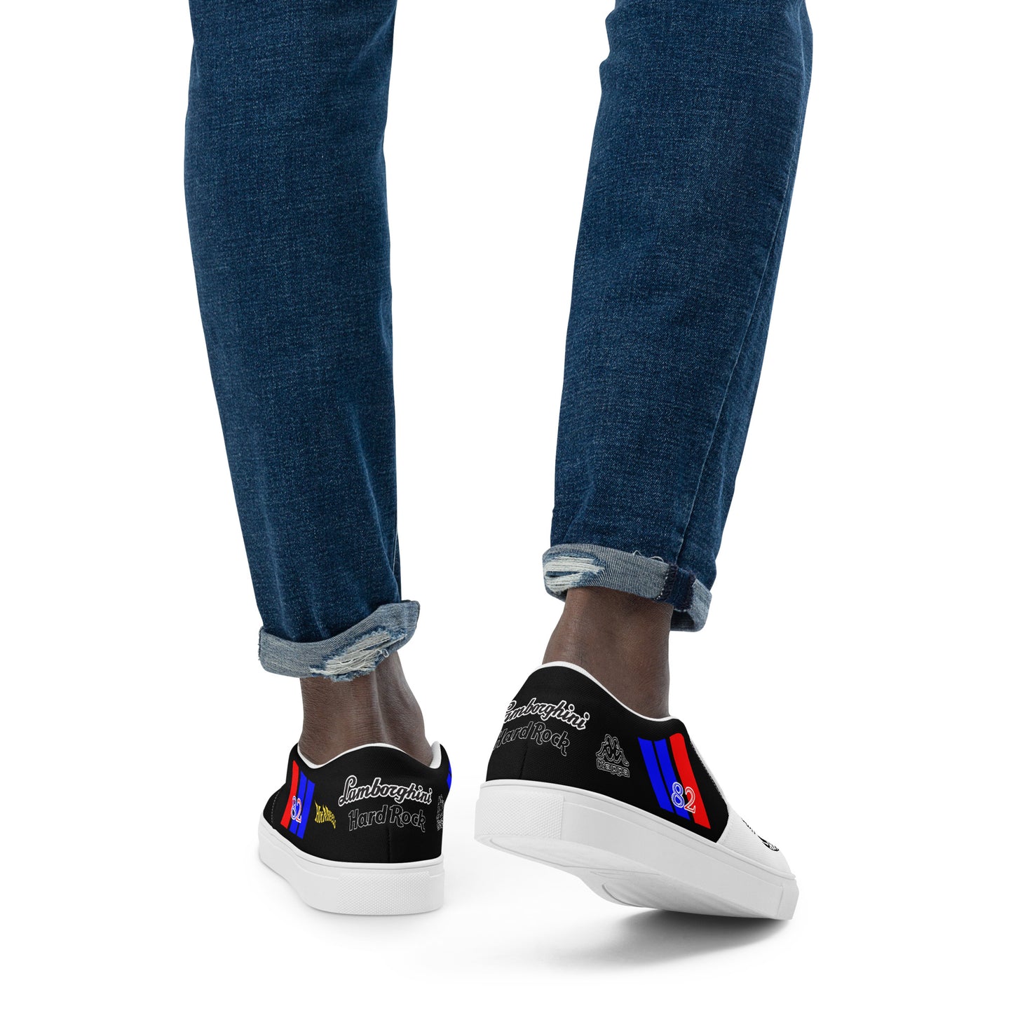 Lamborghini Men’s slip-on canvas shoes