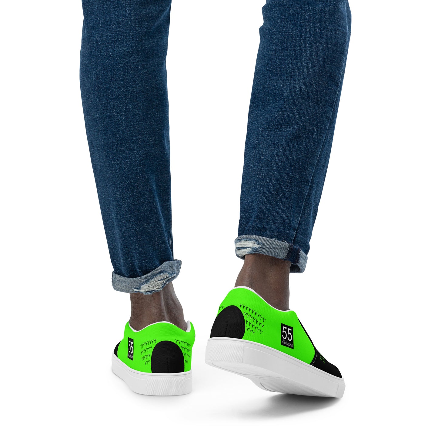 Lamborghini Race Car Men’s slip-on canvas shoes