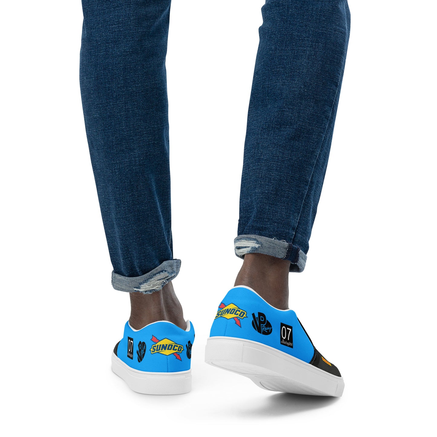 Lamborghini Race Car Men’s slip-on canvas shoes