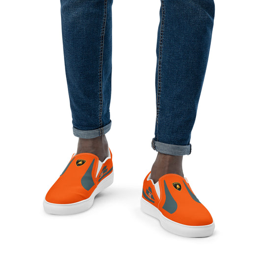 Lamborghini Men’s slip-on canvas shoes