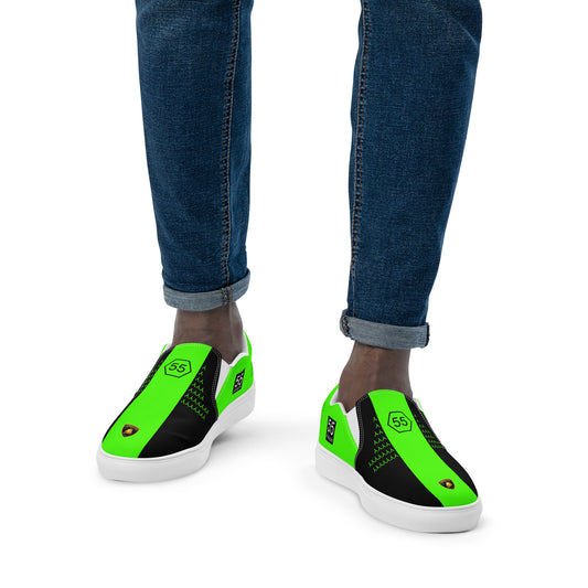 Lamborghini Race Car Men’s slip-on canvas shoes