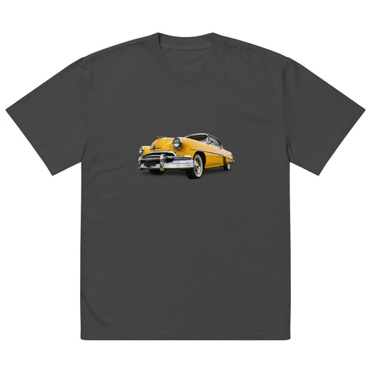 Old School Car Oversized faded t-shirt