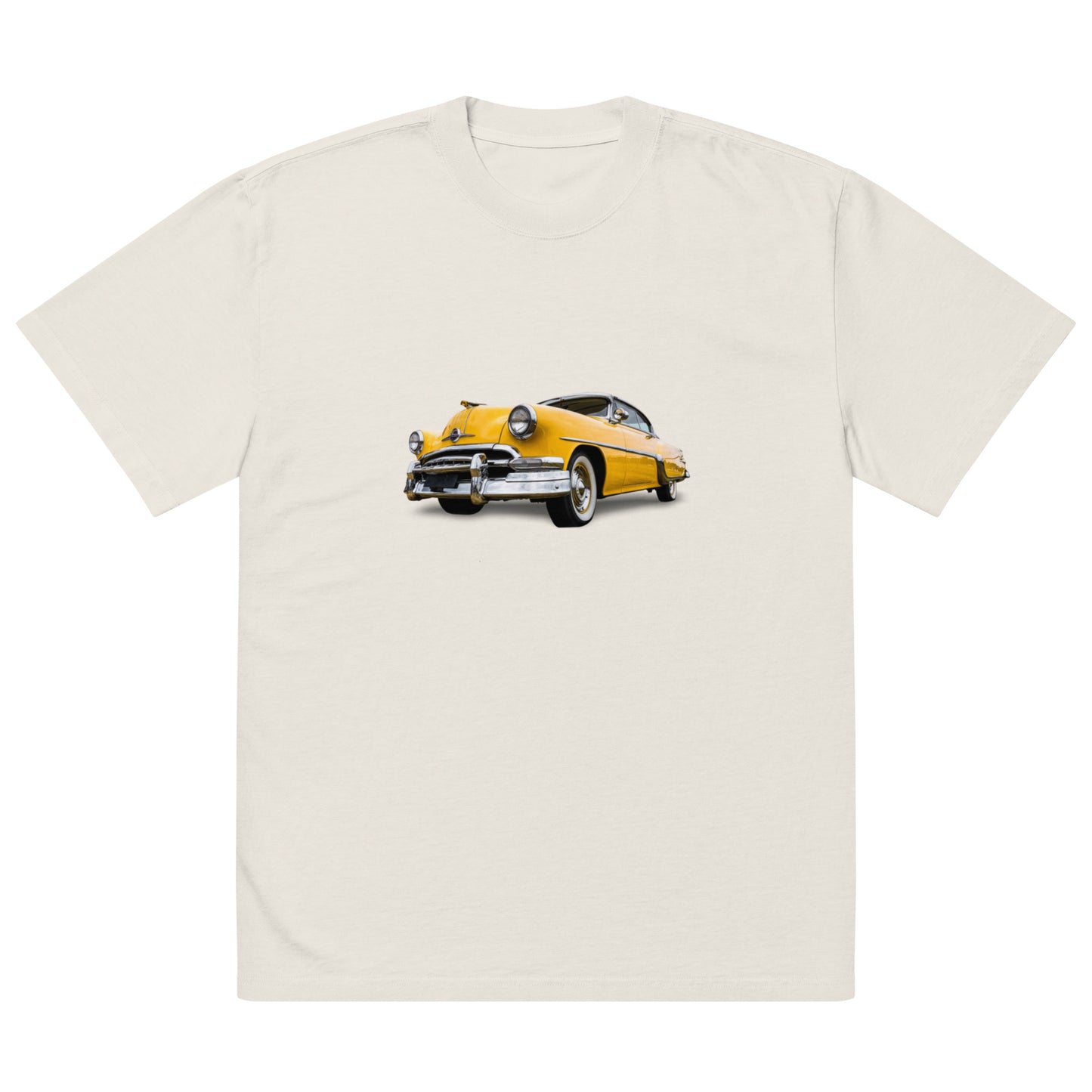 Old School Car Oversized faded t-shirt