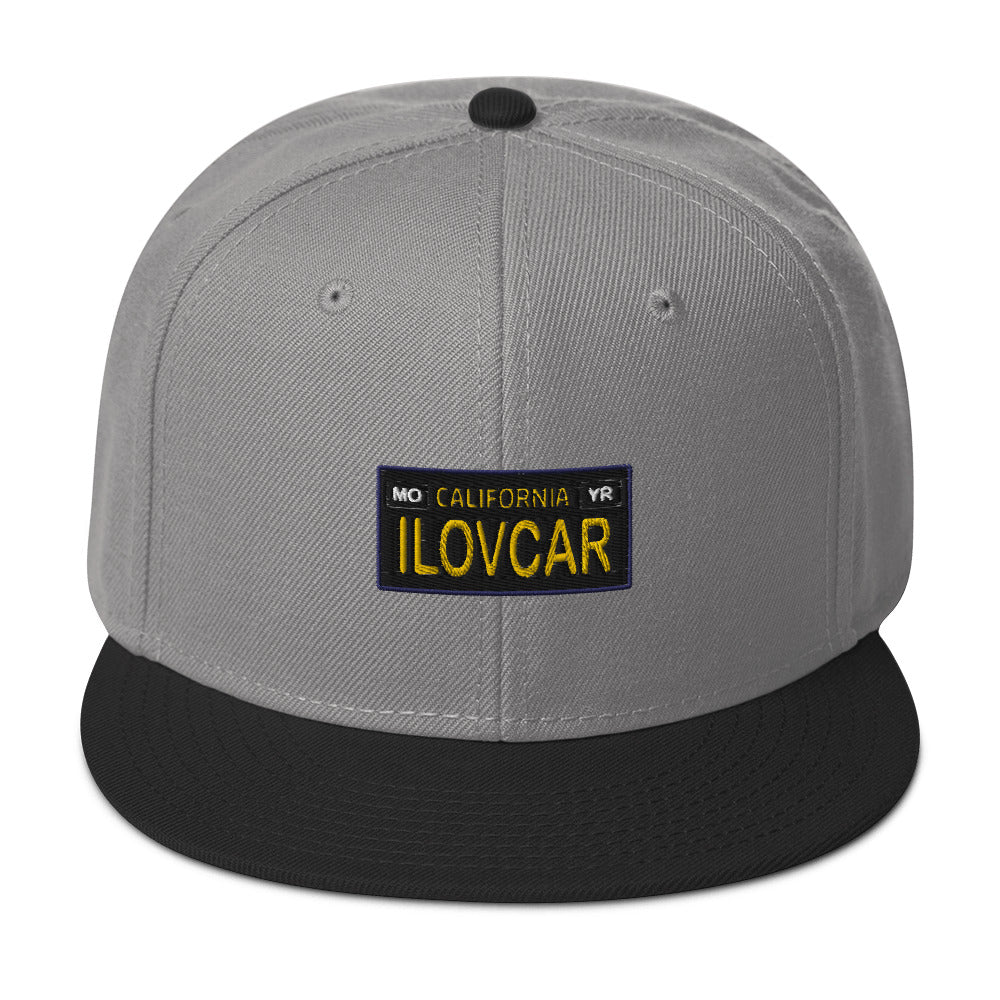 I LUV CAR Snapback Hat