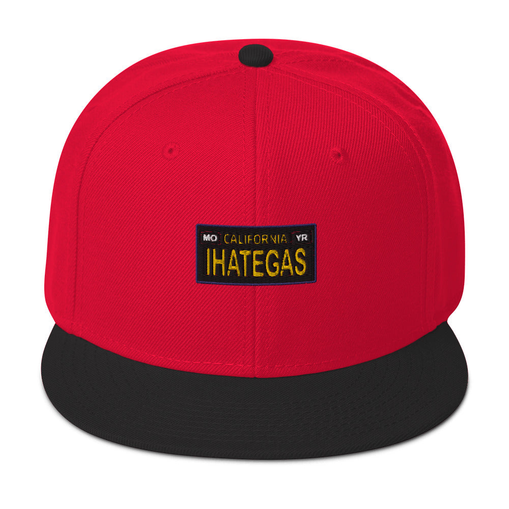 IHATEGAS Snapback Hat