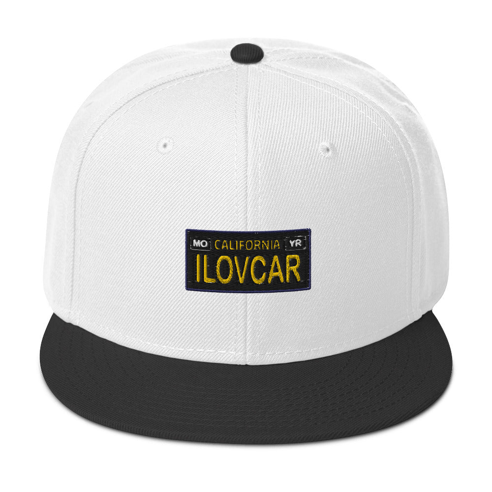 I LUV CAR Snapback Hat