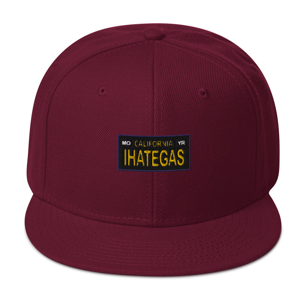 IHATEGAS Snapback Hat