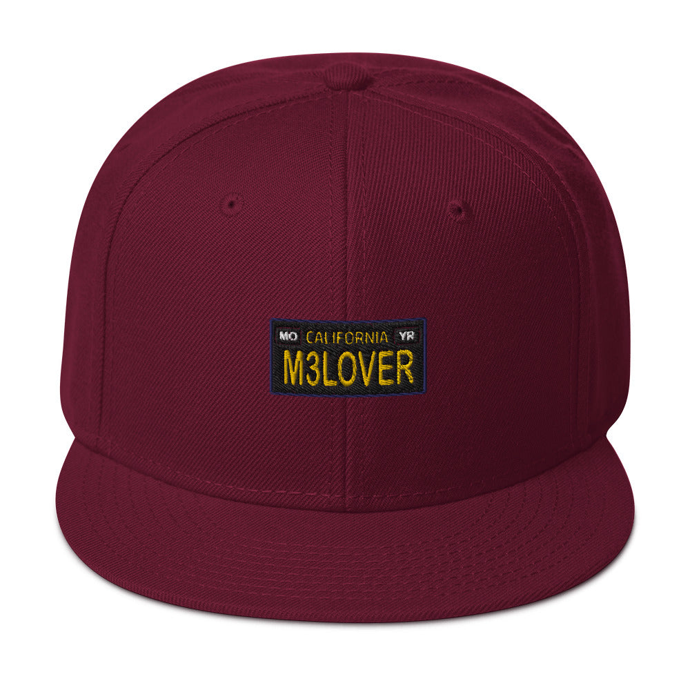 M3LOVER Snapback Hat