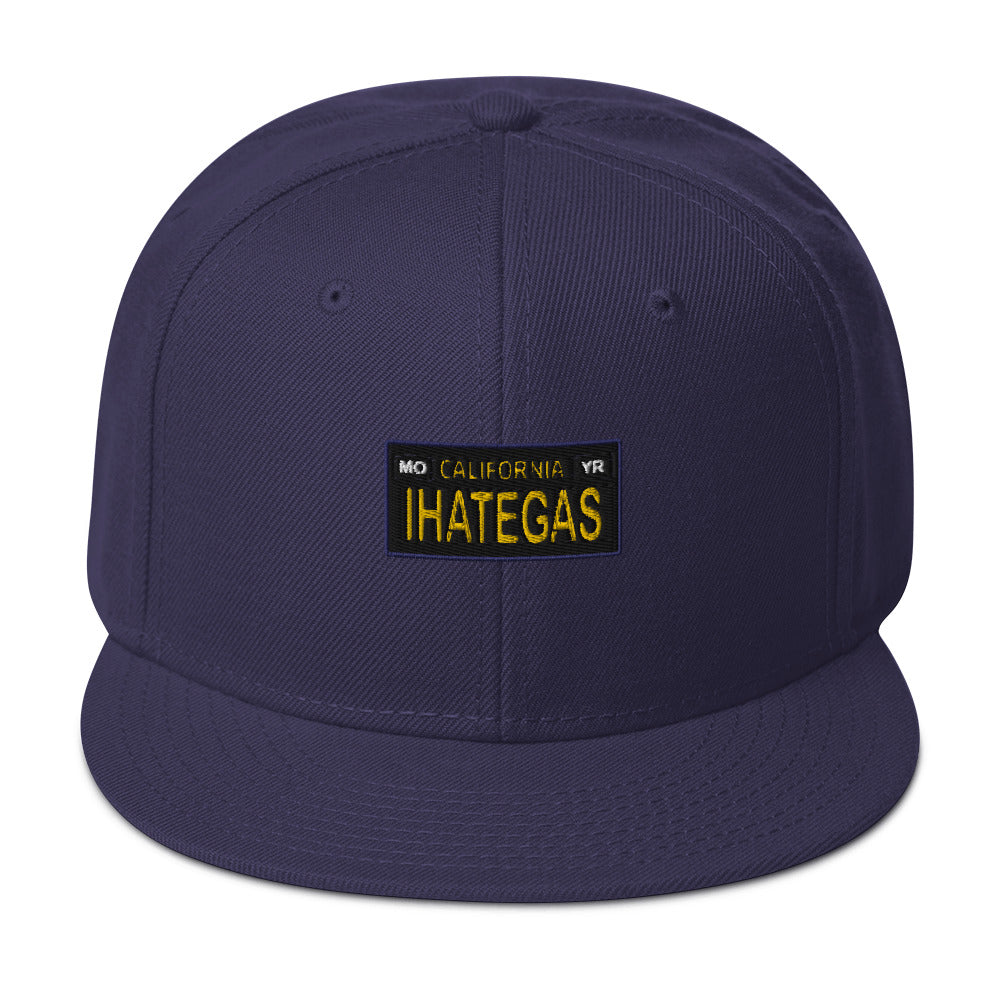 IHATEGAS Snapback Hat