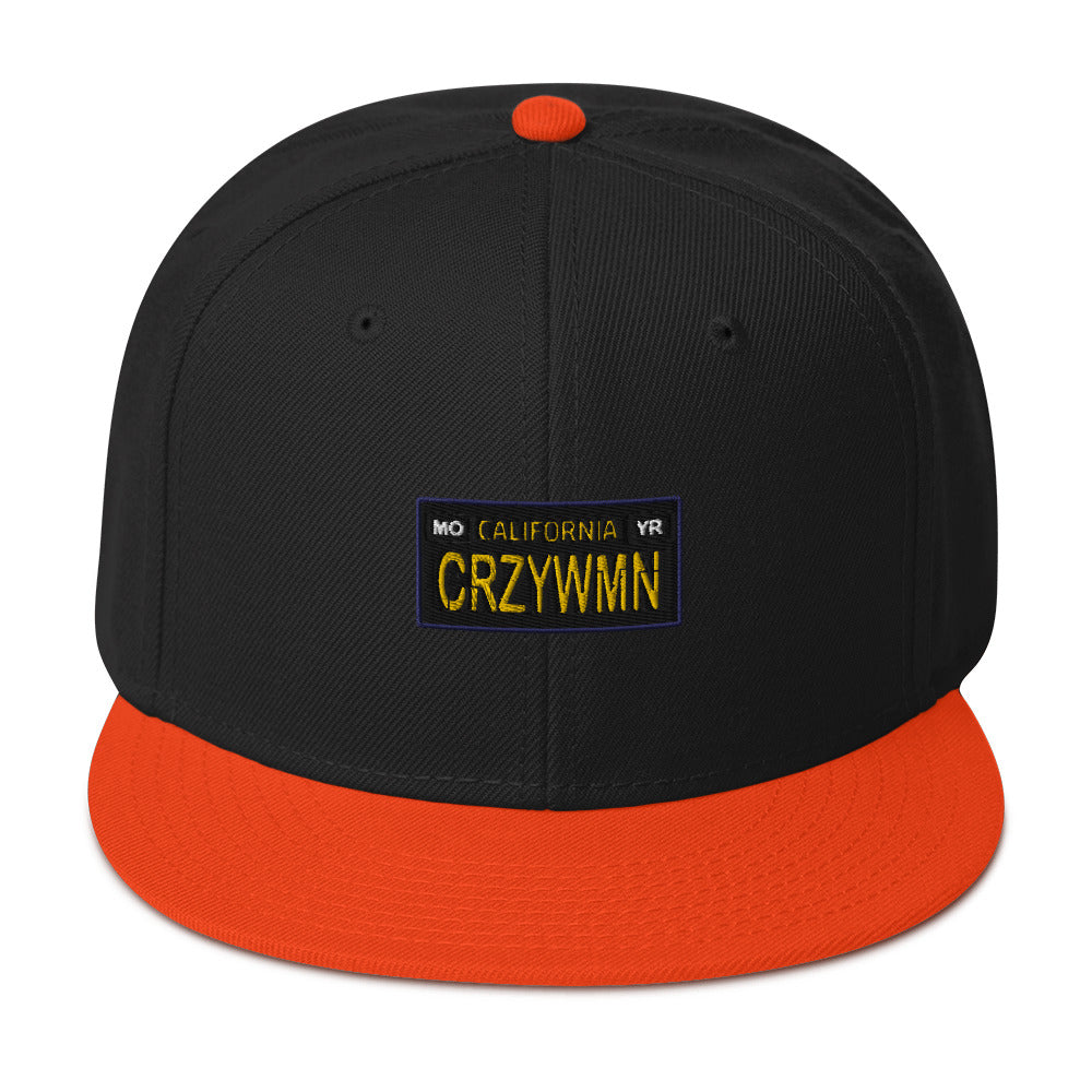 CRZYWMN Snapback Hat