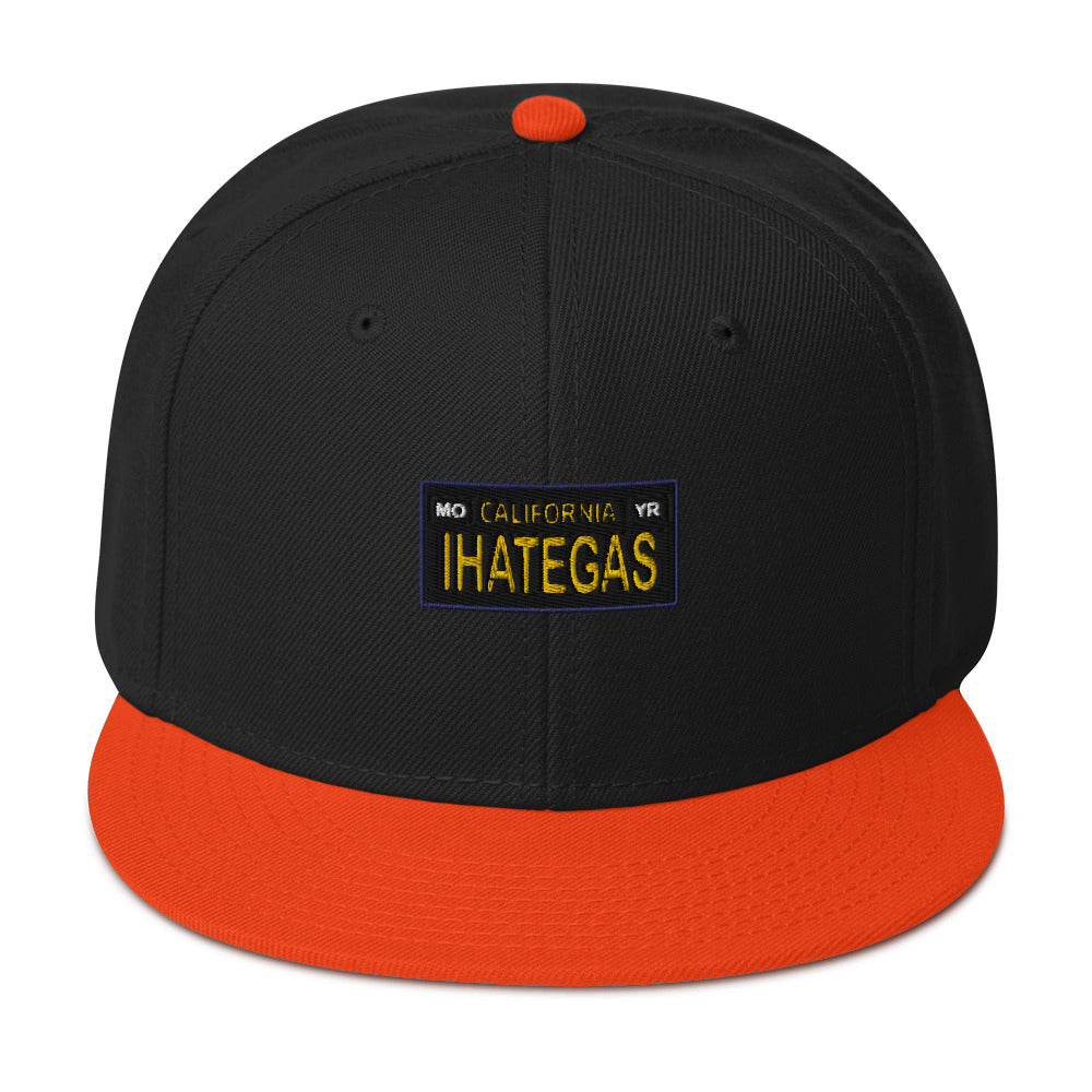 IHATEGAS Snapback Hat