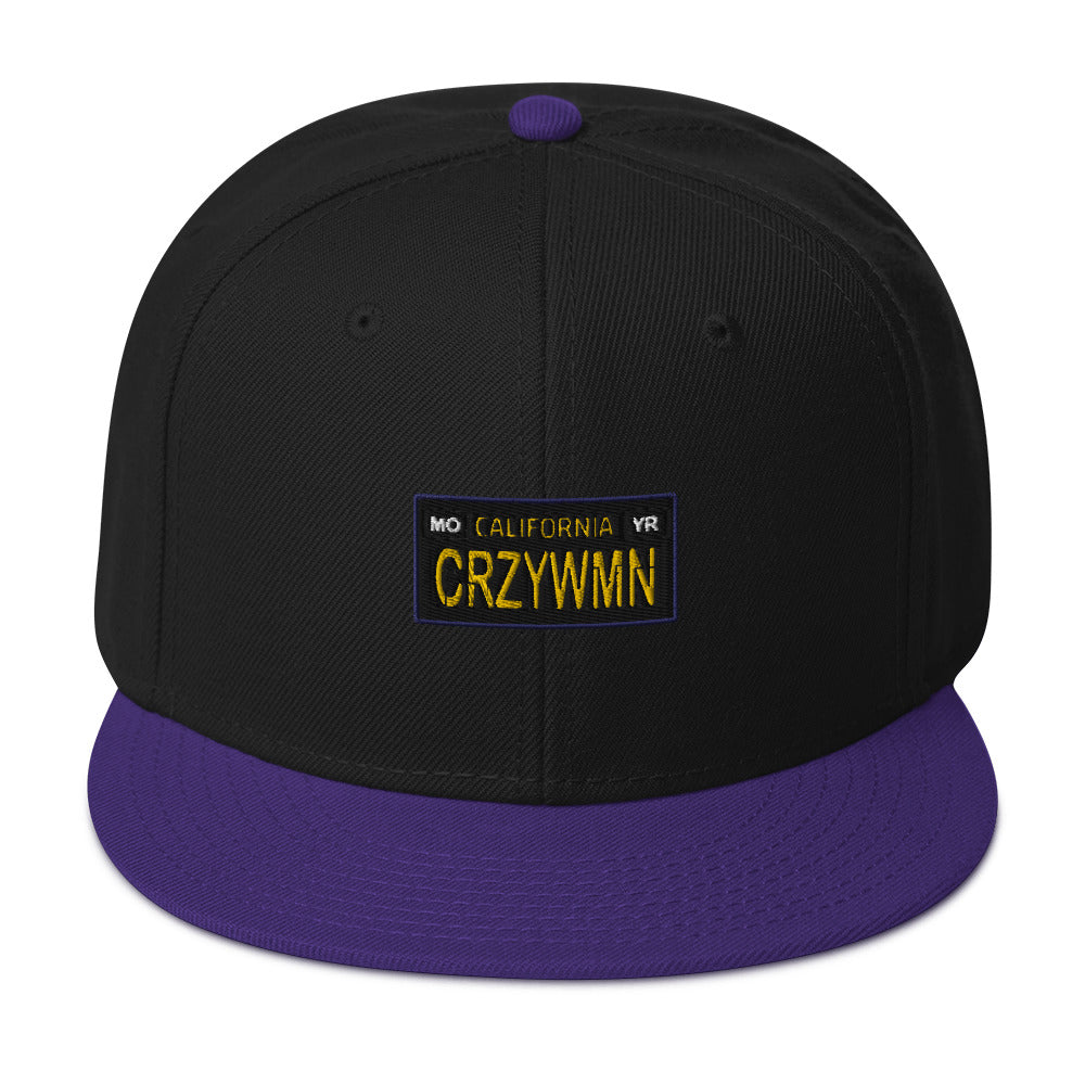 CRZYWMN Snapback Hat