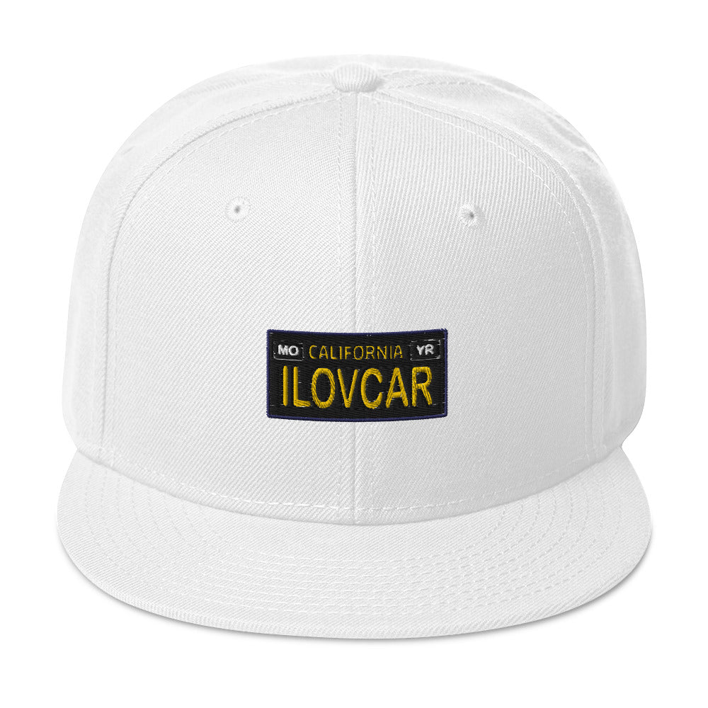 I LUV CAR Snapback Hat