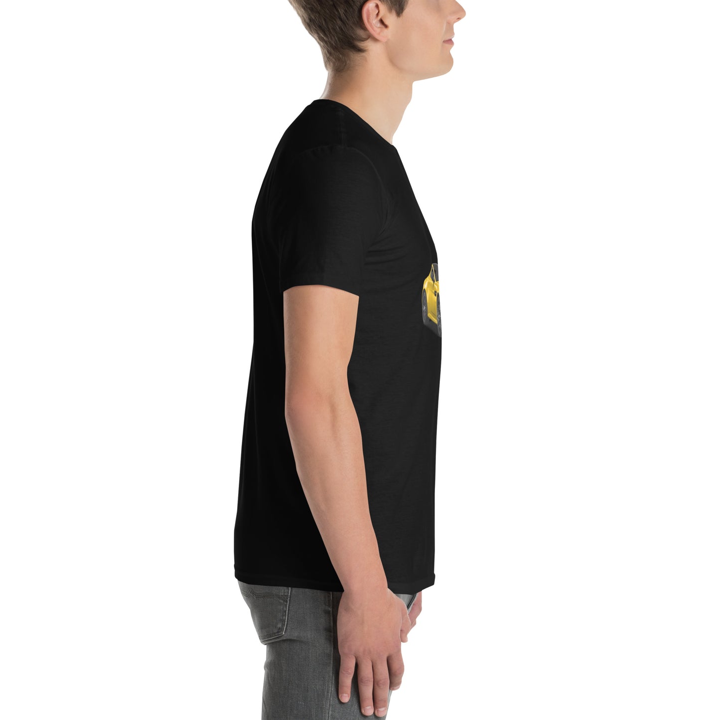 Yellow Aston Martin Short-Sleeve Unisex T-Shirt