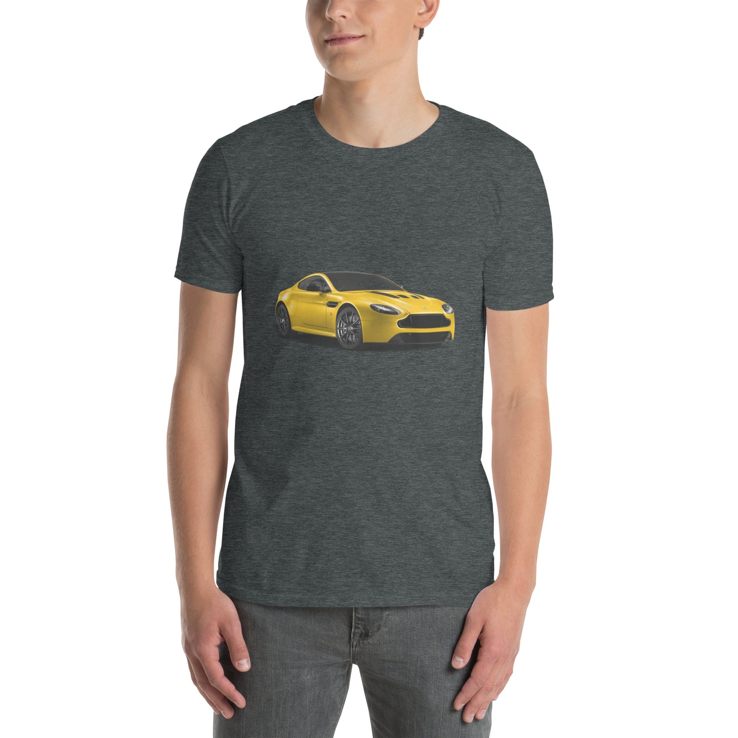 Yellow Aston Martin Short-Sleeve Unisex T-Shirt