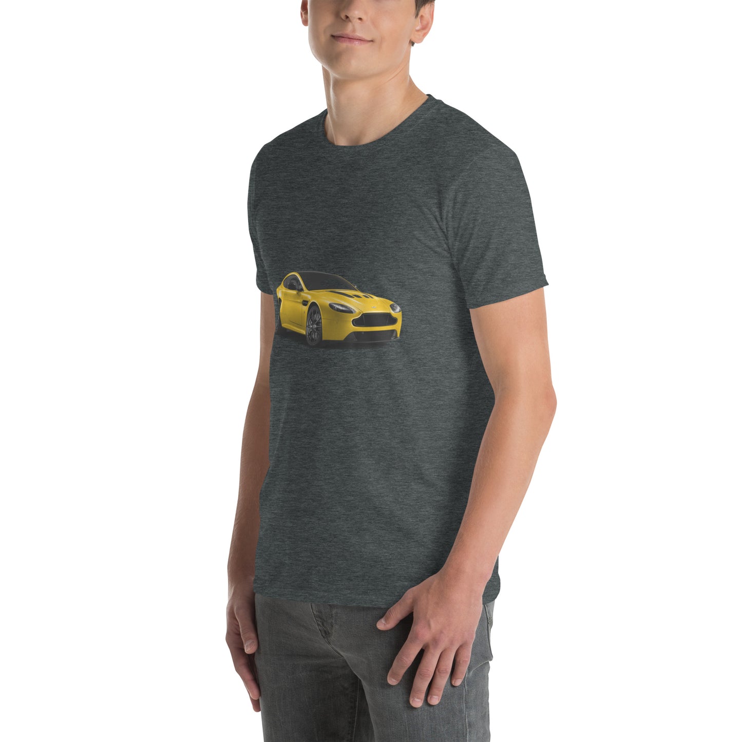 Yellow Aston Martin Short-Sleeve Unisex T-Shirt