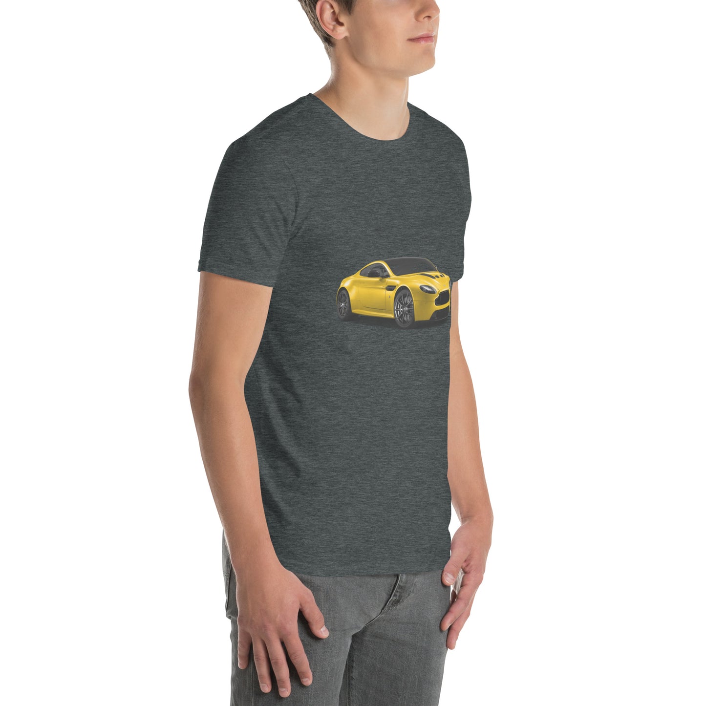Yellow Aston Martin Short-Sleeve Unisex T-Shirt