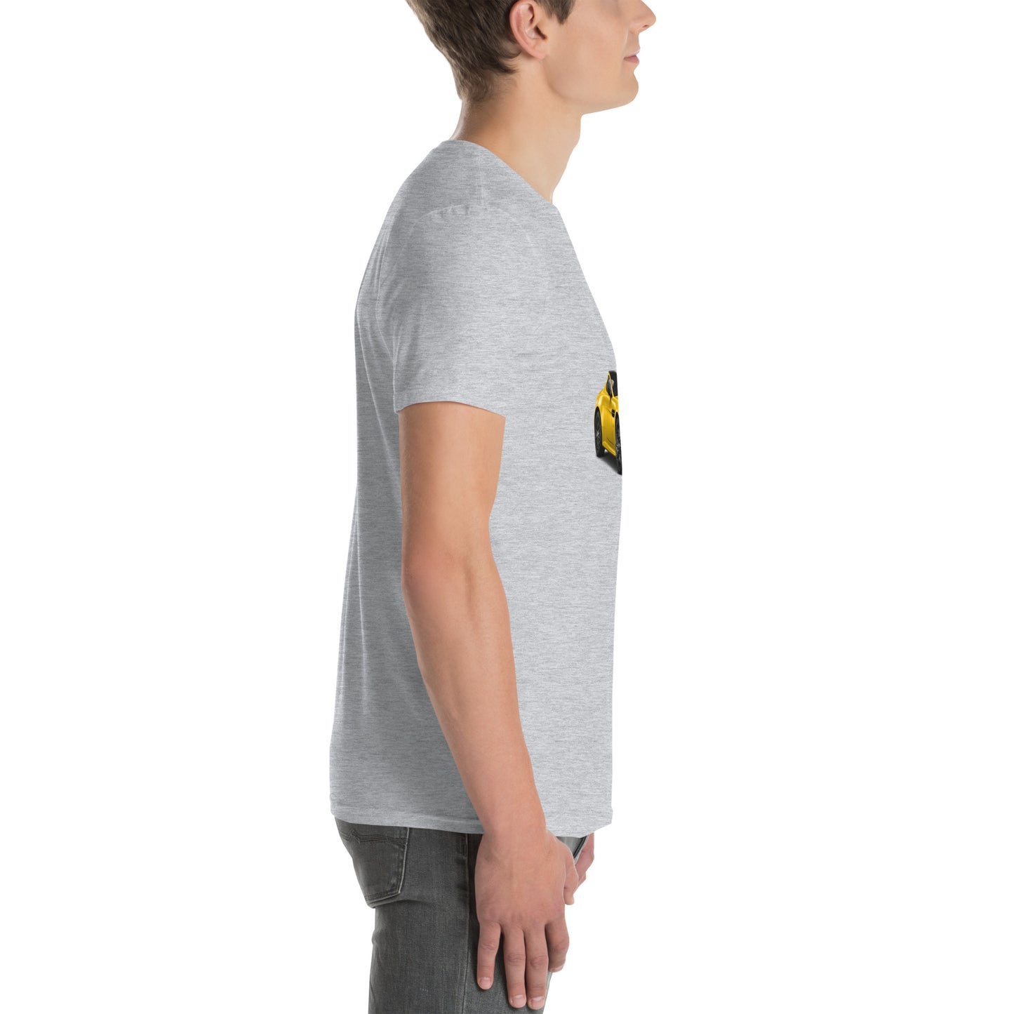 Yellow Aston Martin Short-Sleeve Unisex T-Shirt