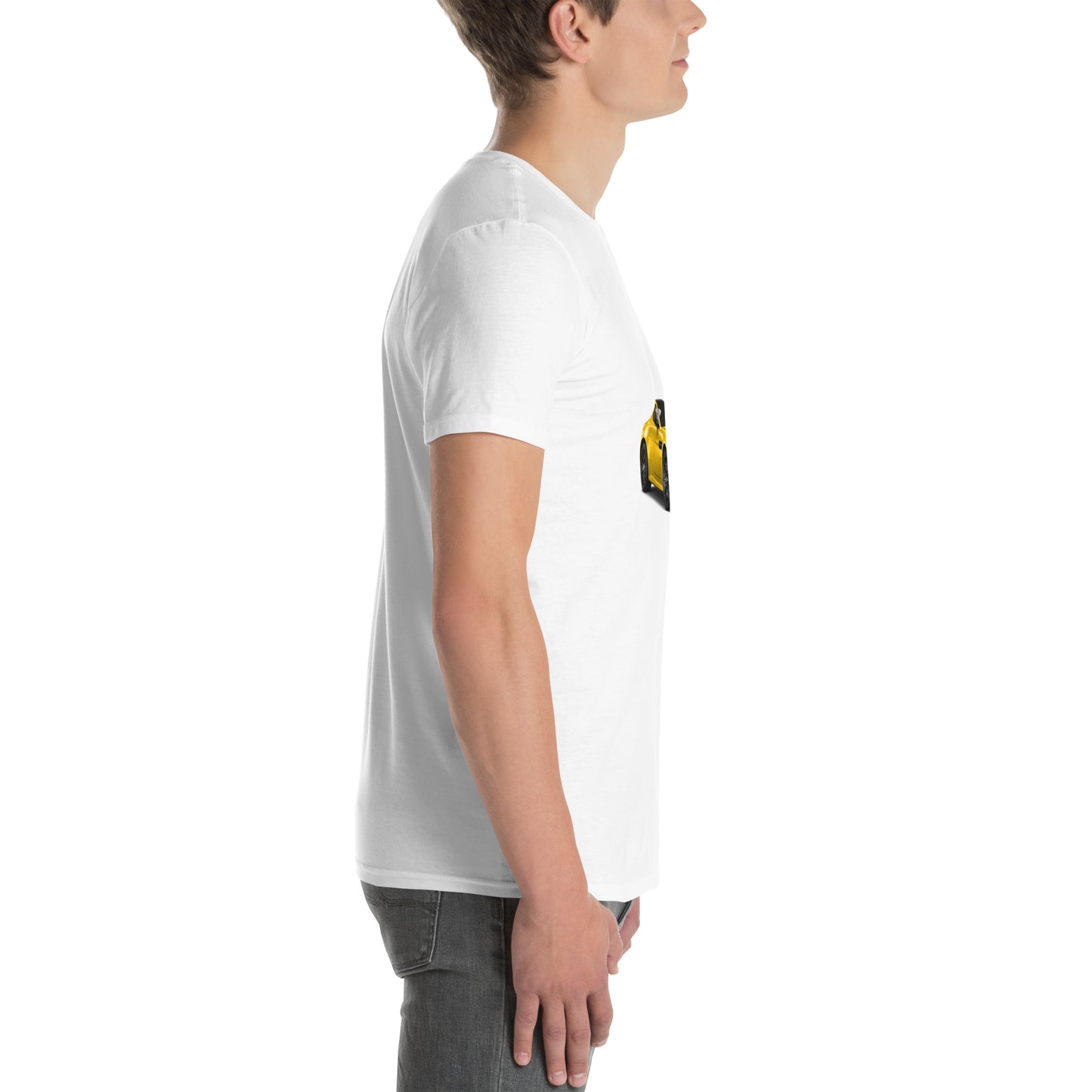 Yellow Aston Martin Short-Sleeve Unisex T-Shirt