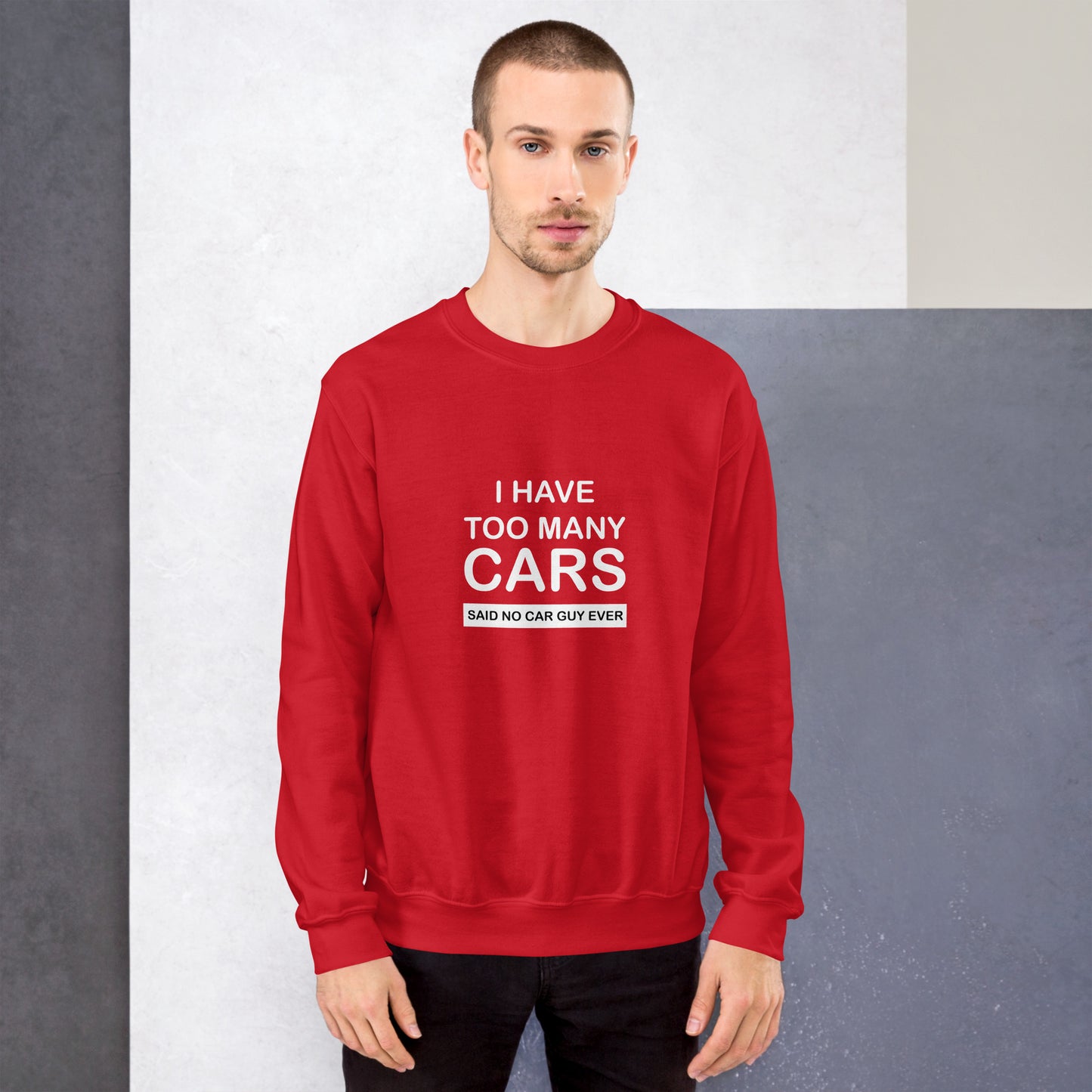 Too Many Cars Unisex Sweatshirt