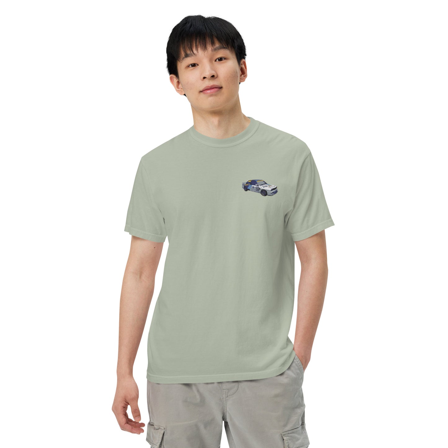 BMW E30 Race Car Unisex garment-dyed heavyweight t-shirt
