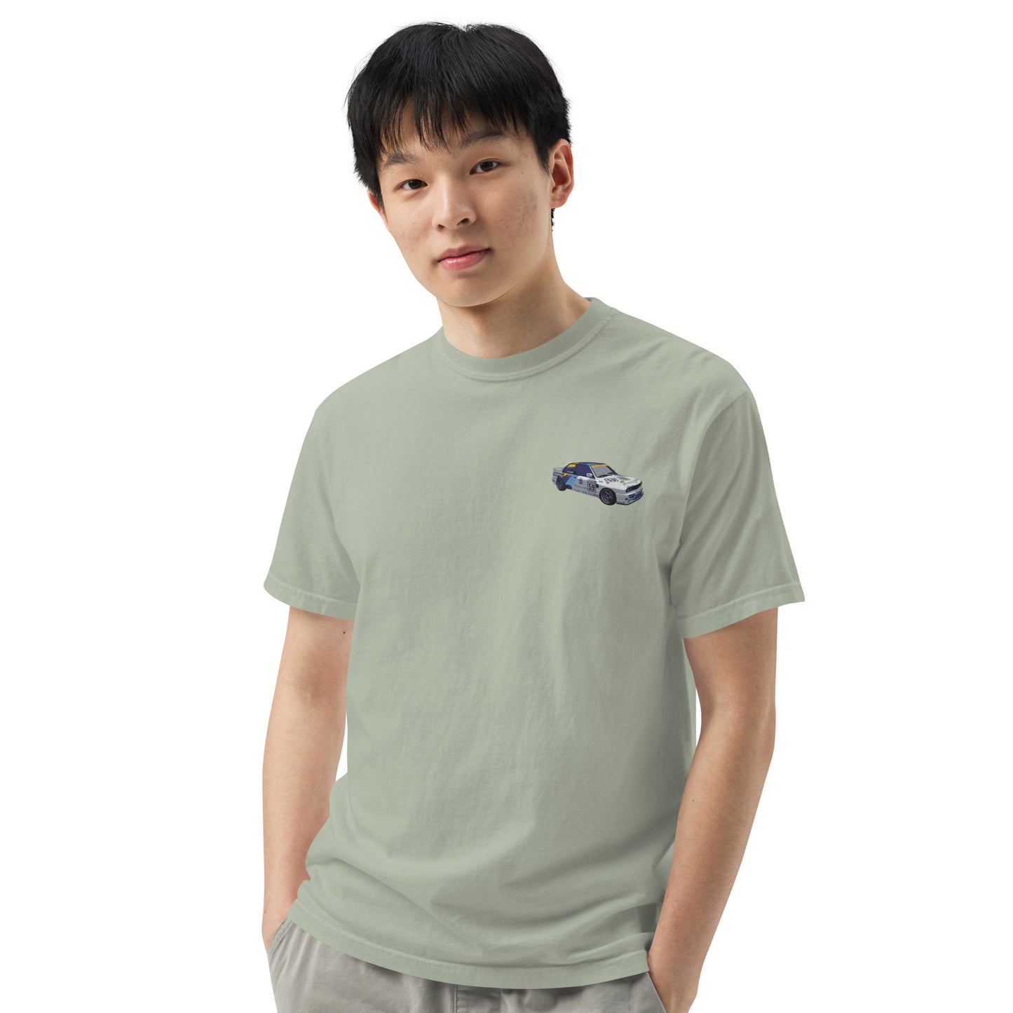 BMW E30 Race Car Unisex garment-dyed heavyweight t-shirt