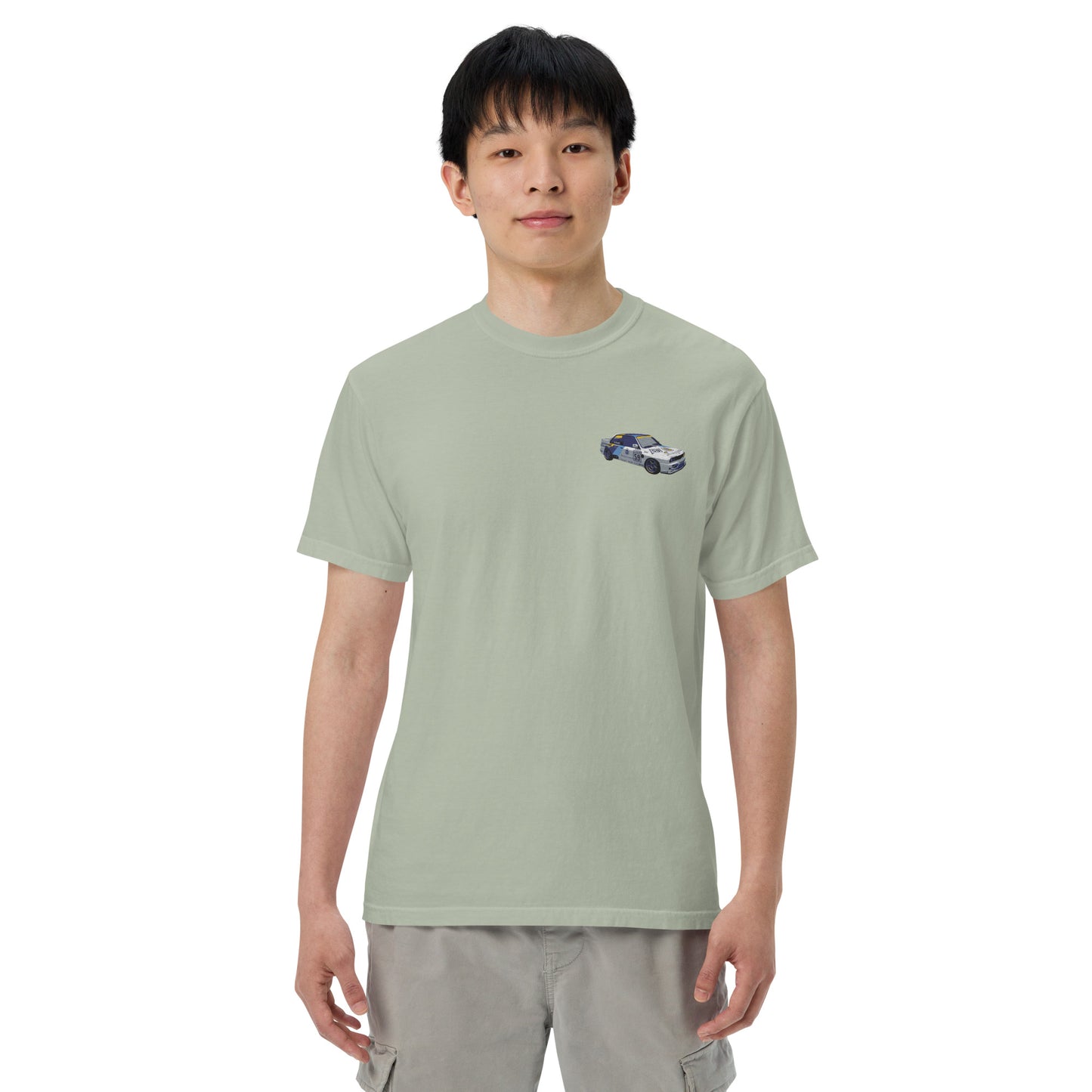 BMW E30 Race Car Unisex garment-dyed heavyweight t-shirt
