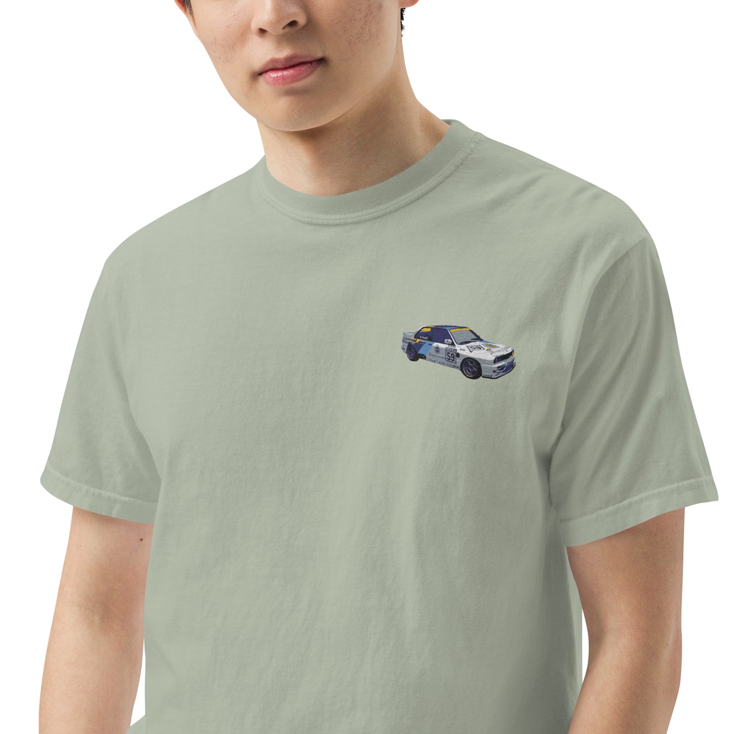 BMW E30 Race Car Unisex garment-dyed heavyweight t-shirt