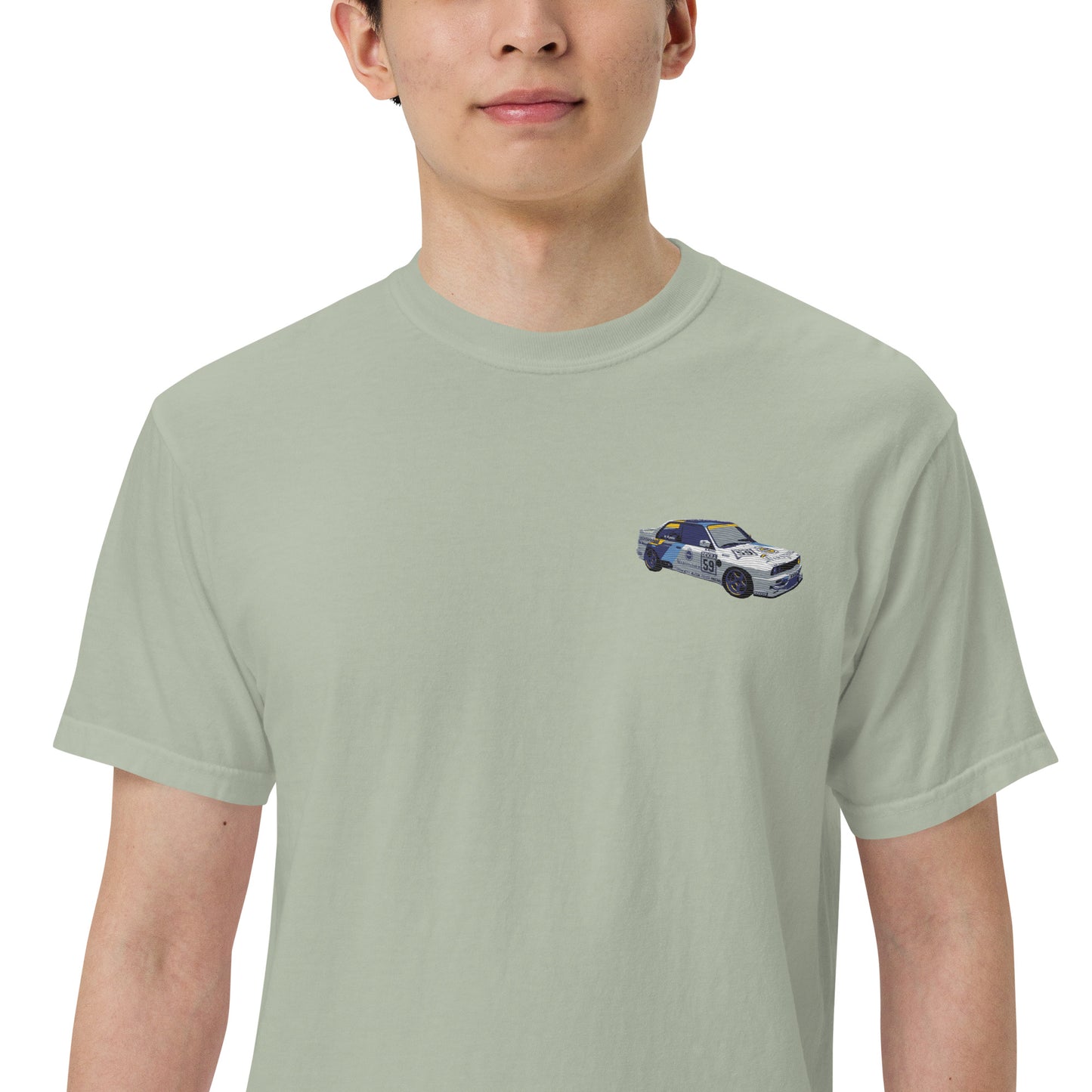 BMW E30 Race Car Unisex garment-dyed heavyweight t-shirt