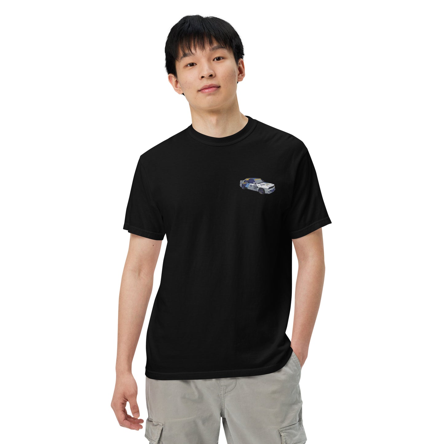 BMW E30 Race Car Unisex garment-dyed heavyweight t-shirt
