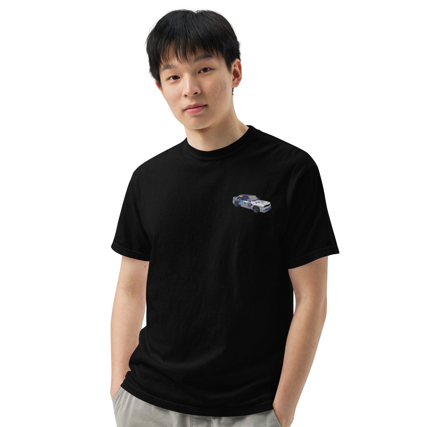 BMW E30 Race Car Unisex garment-dyed heavyweight t-shirt