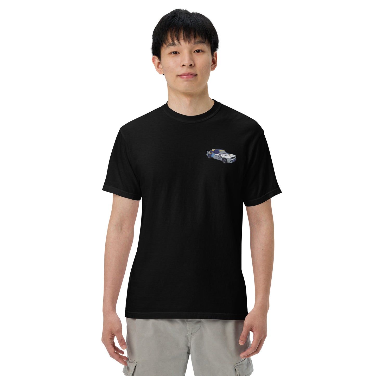BMW E30 Race Car Unisex garment-dyed heavyweight t-shirt