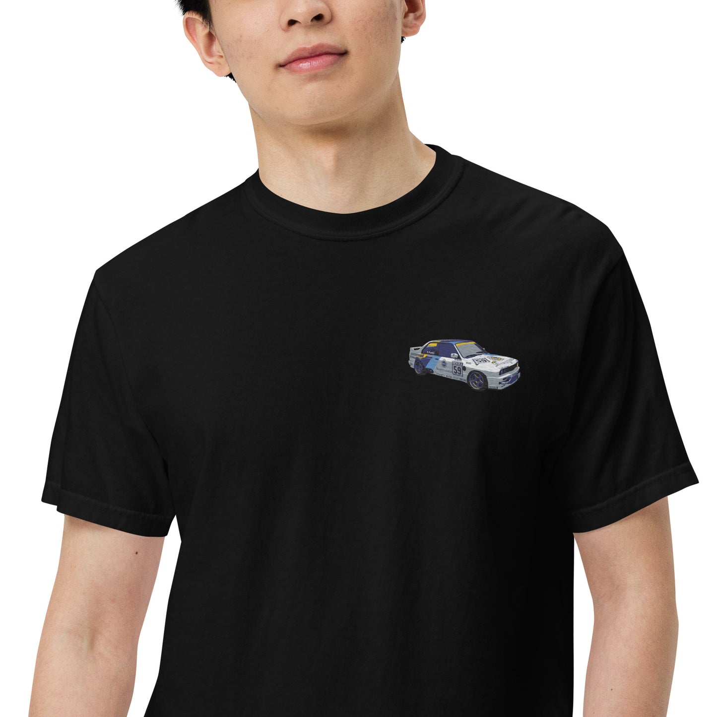 BMW E30 Race Car Unisex garment-dyed heavyweight t-shirt