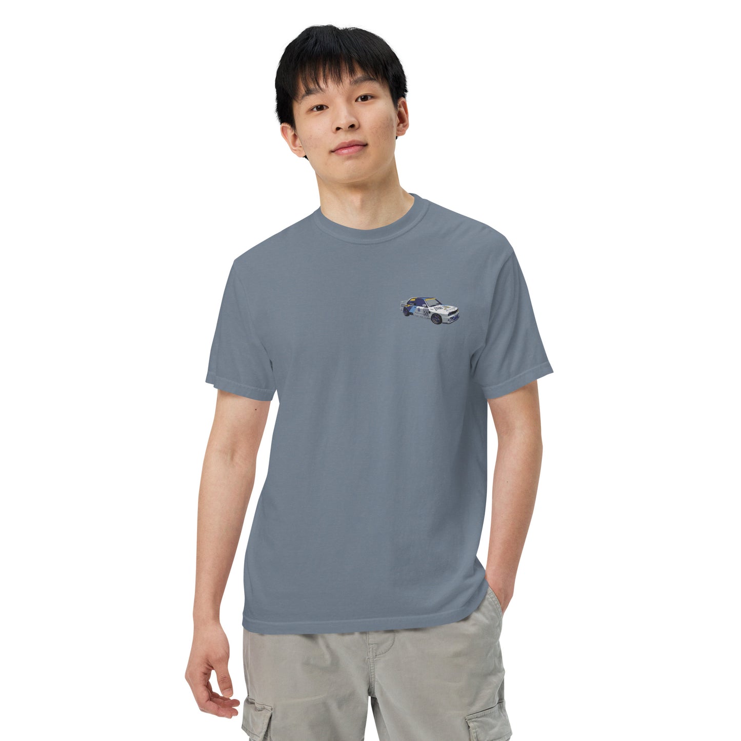 BMW E30 Race Car Unisex garment-dyed heavyweight t-shirt