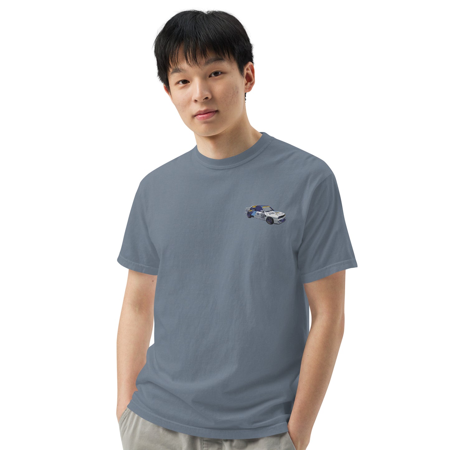 BMW E30 Race Car Unisex garment-dyed heavyweight t-shirt