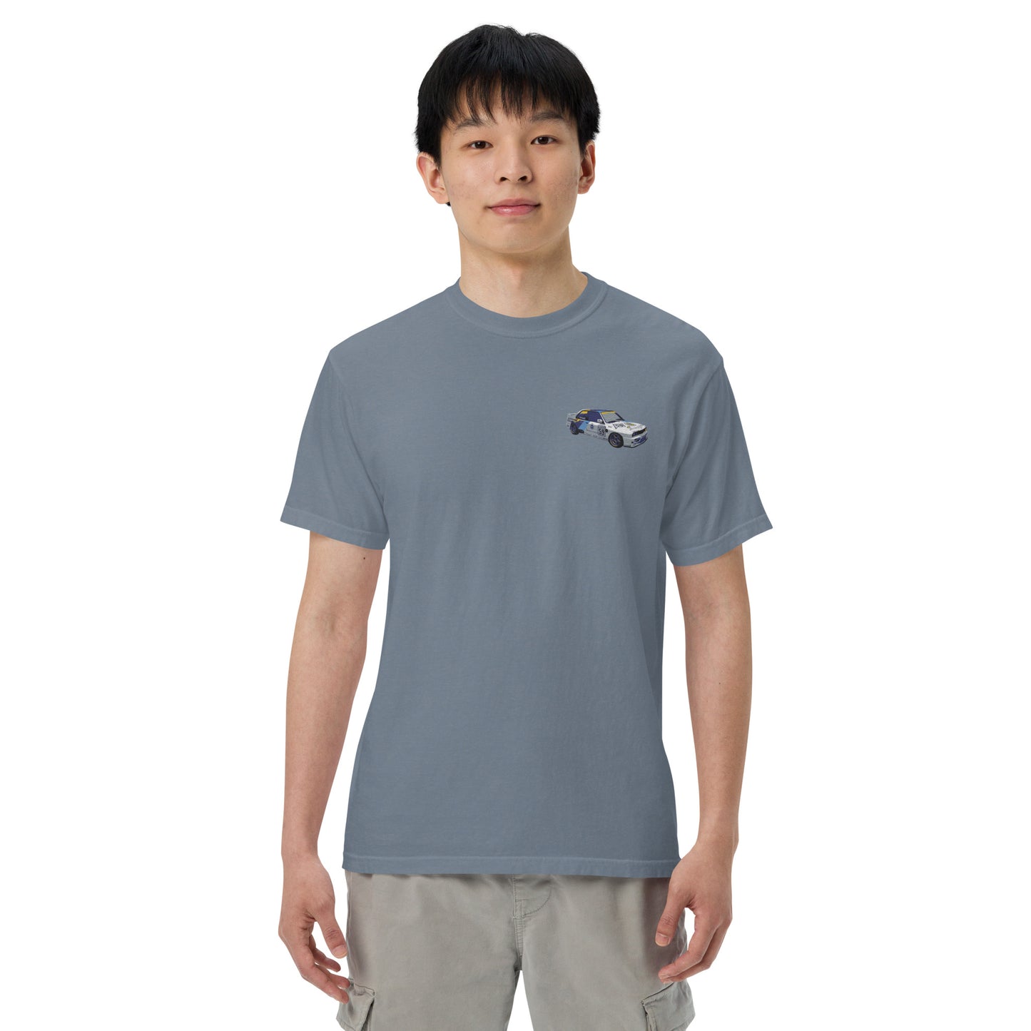 BMW E30 Race Car Unisex garment-dyed heavyweight t-shirt