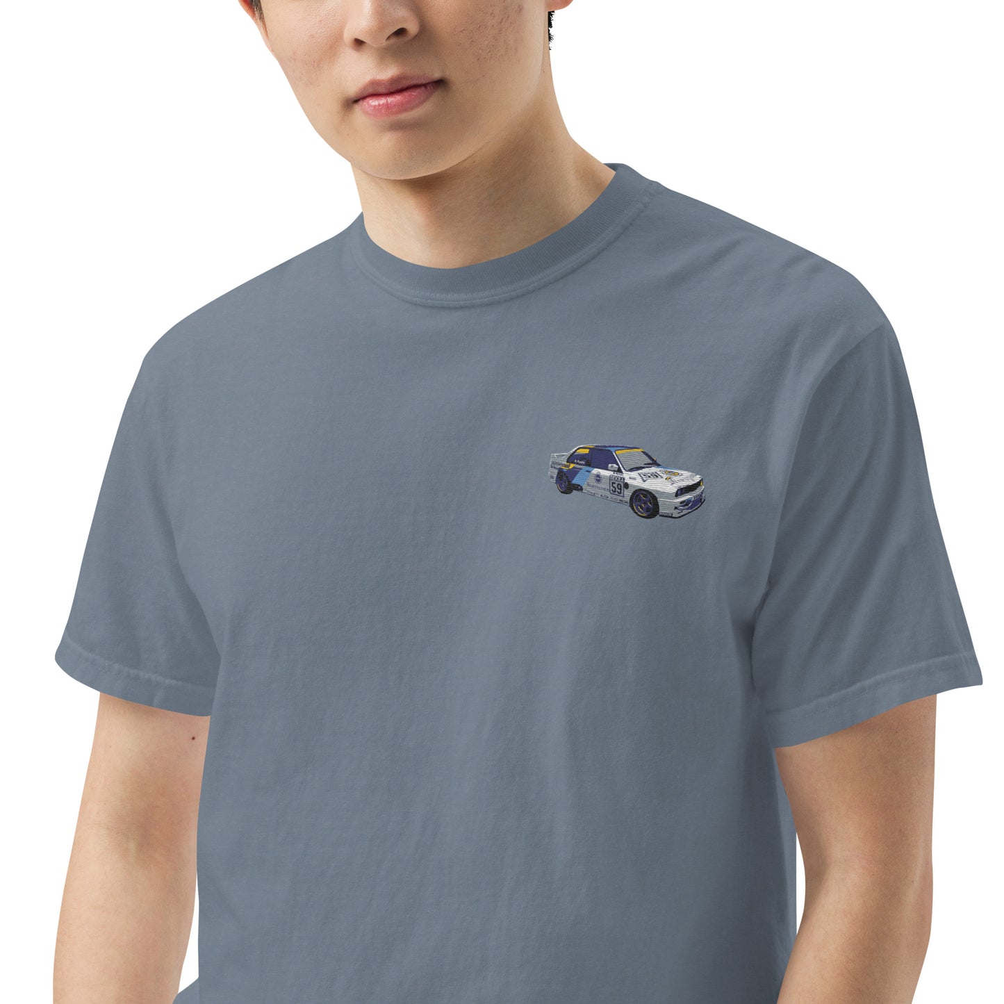 BMW E30 Race Car Unisex garment-dyed heavyweight t-shirt