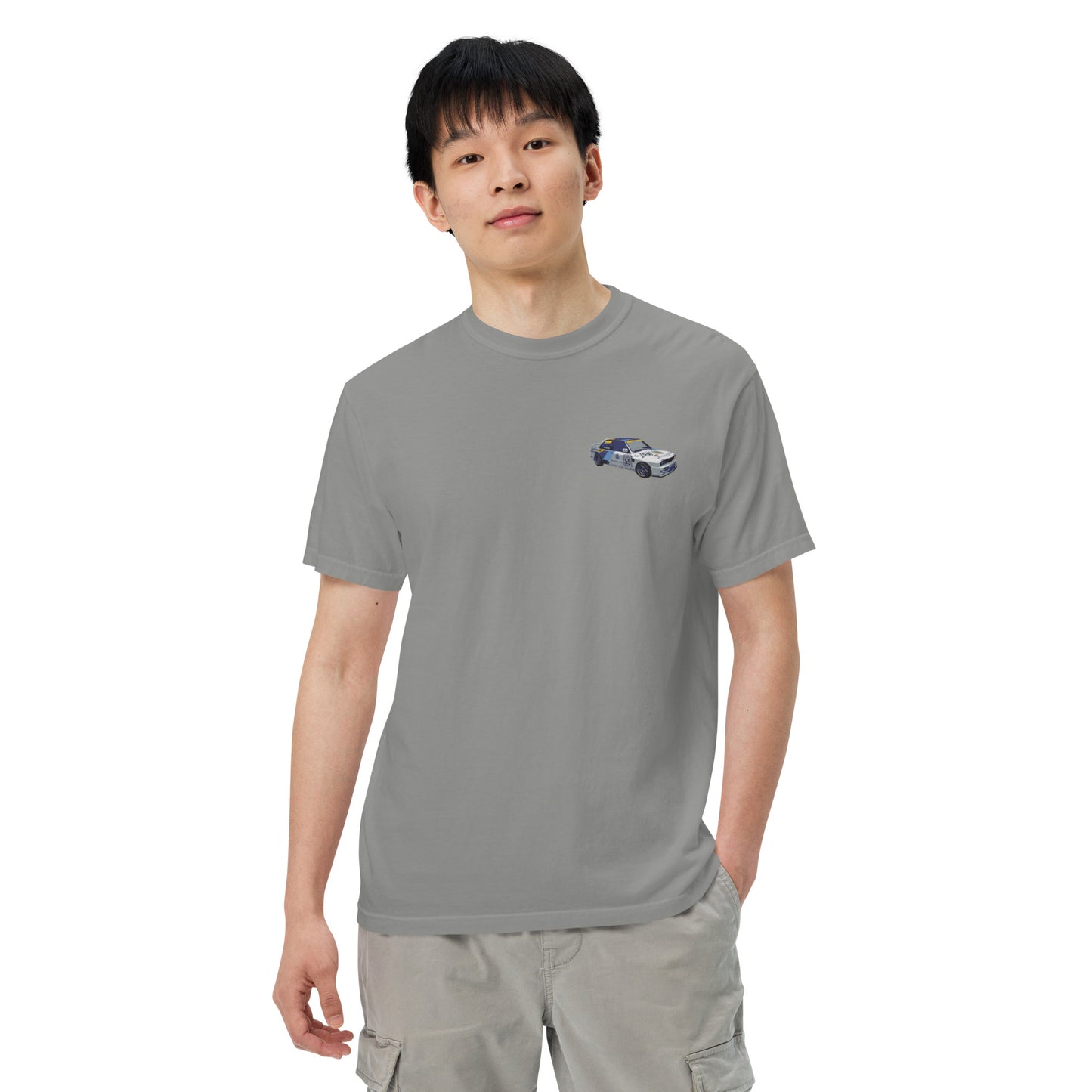 BMW E30 Race Car Unisex garment-dyed heavyweight t-shirt