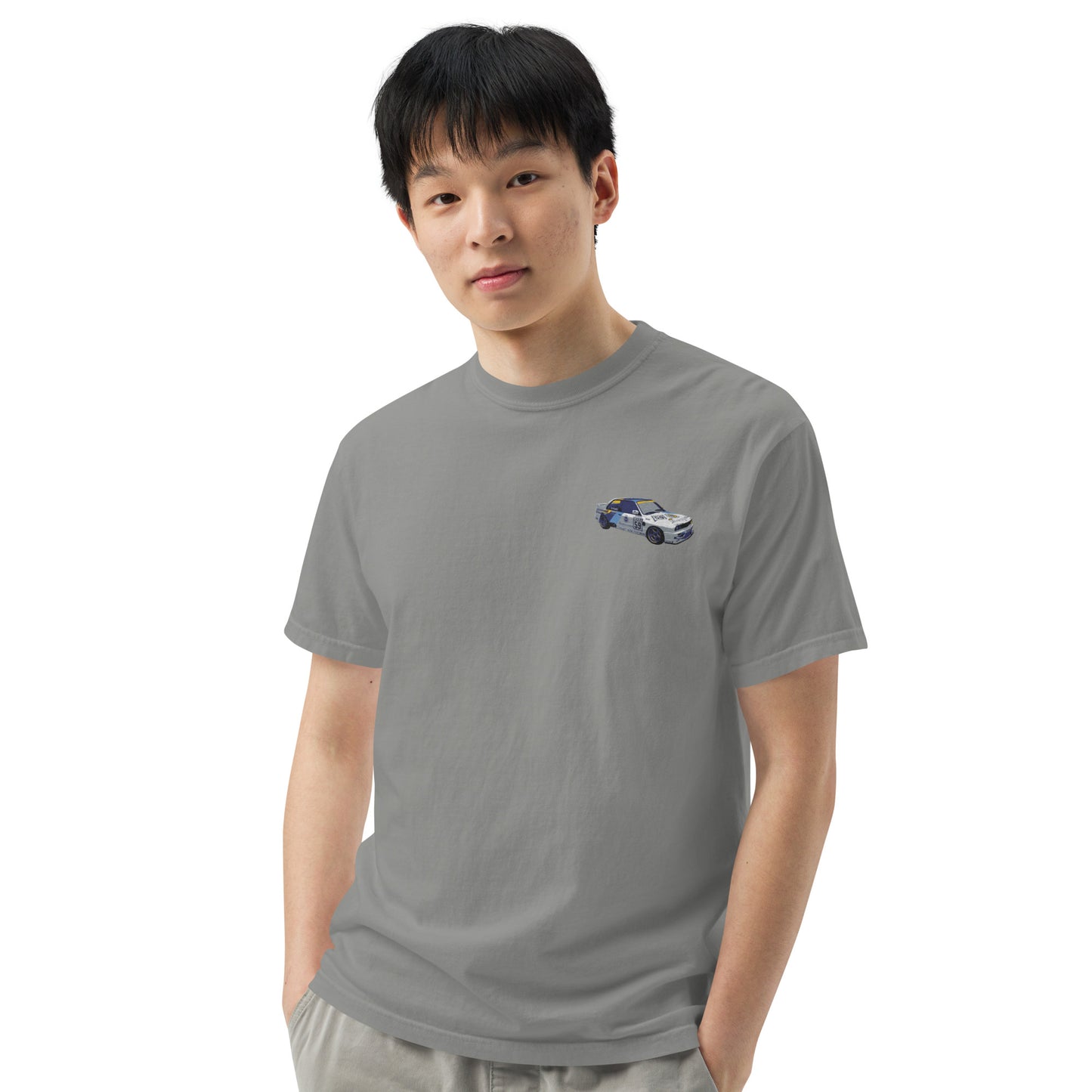 BMW E30 Race Car Unisex garment-dyed heavyweight t-shirt