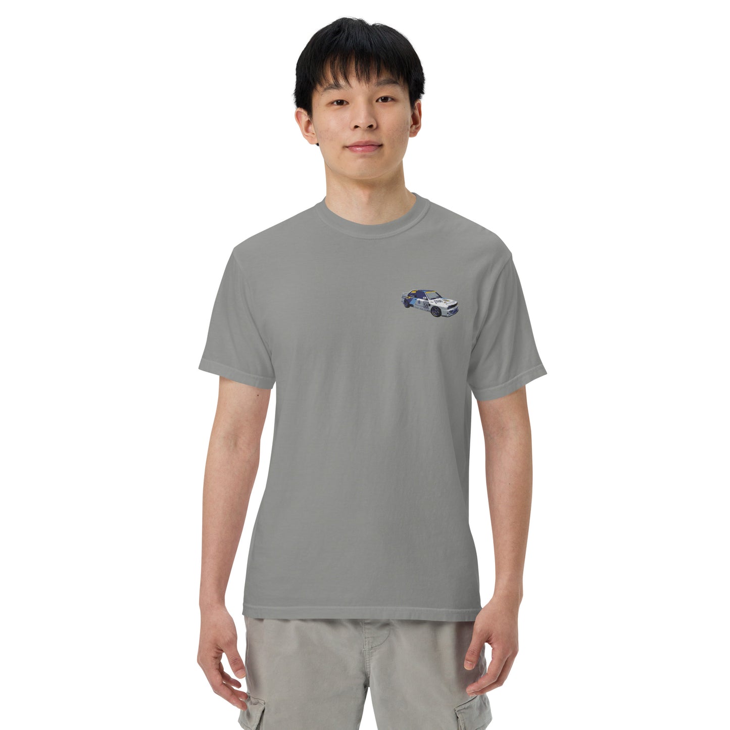 BMW E30 Race Car Unisex garment-dyed heavyweight t-shirt