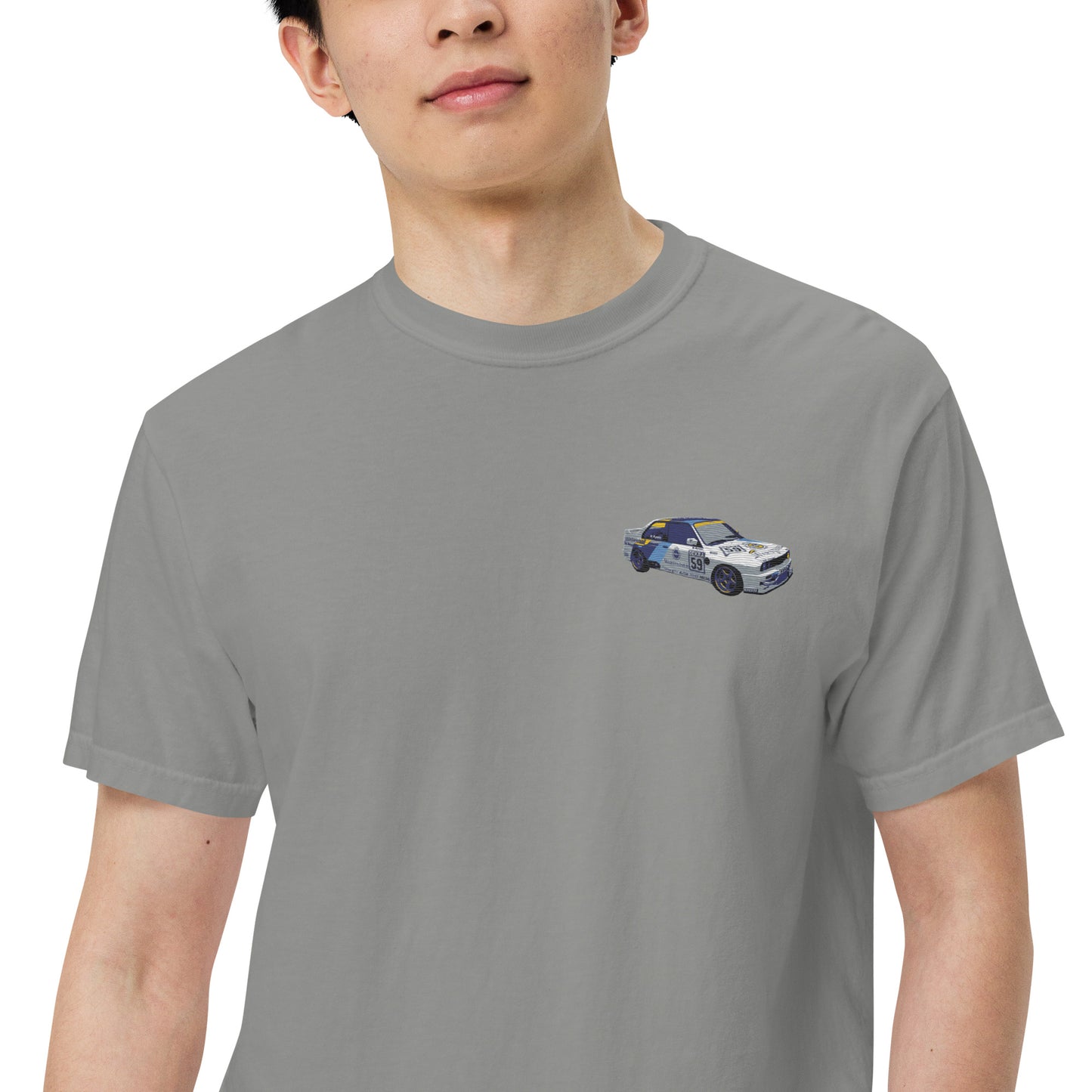 BMW E30 Race Car Unisex garment-dyed heavyweight t-shirt