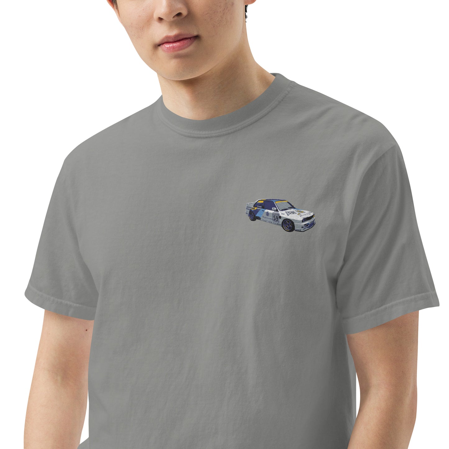 BMW E30 Race Car Unisex garment-dyed heavyweight t-shirt