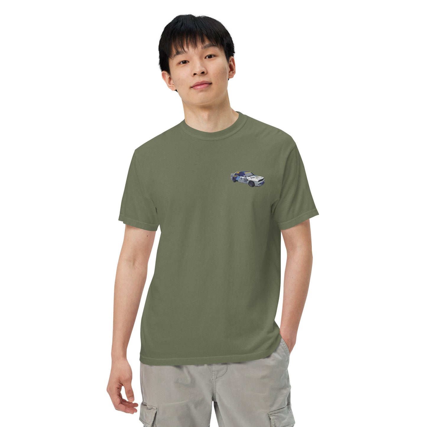 BMW E30 Race Car Unisex garment-dyed heavyweight t-shirt
