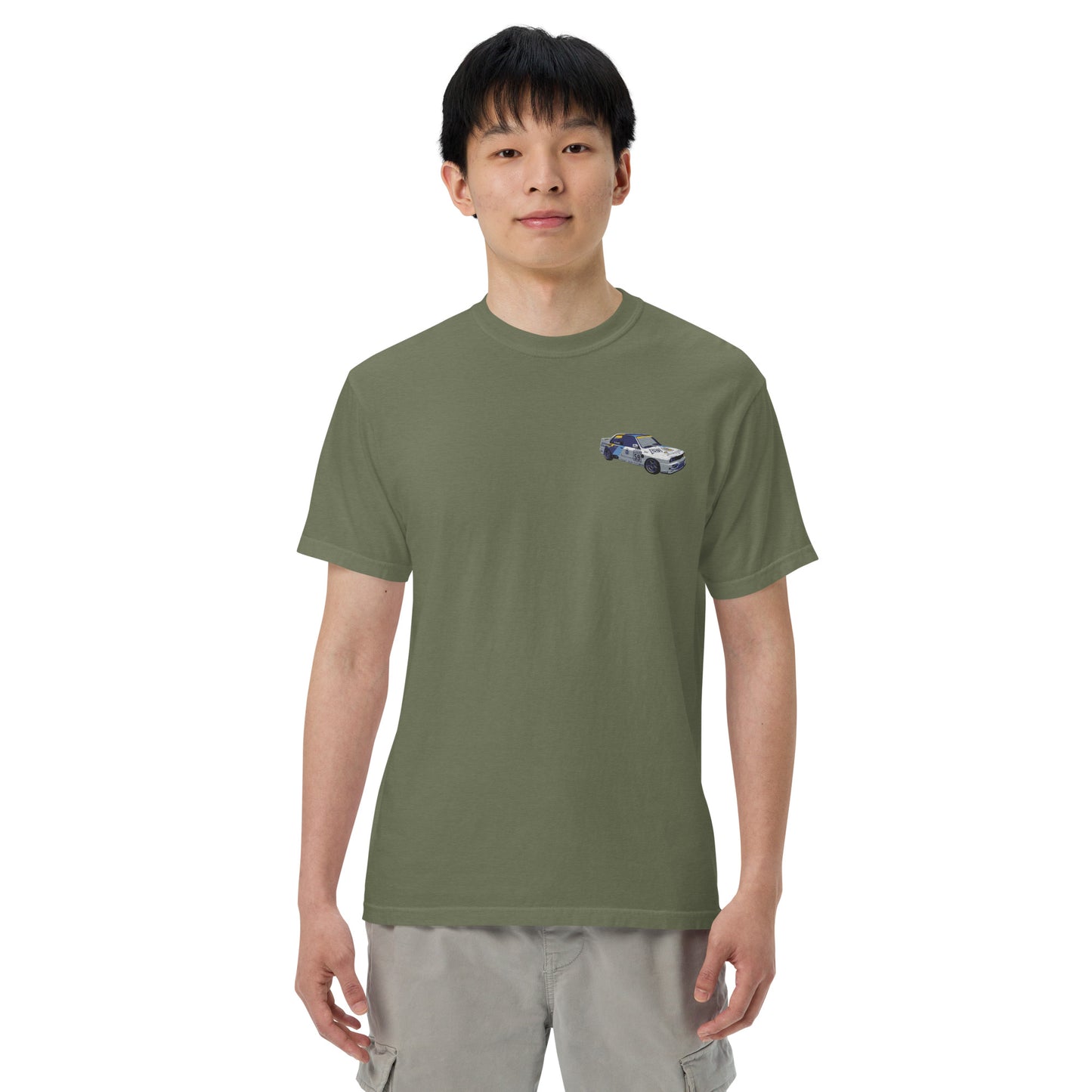 BMW E30 Race Car Unisex garment-dyed heavyweight t-shirt