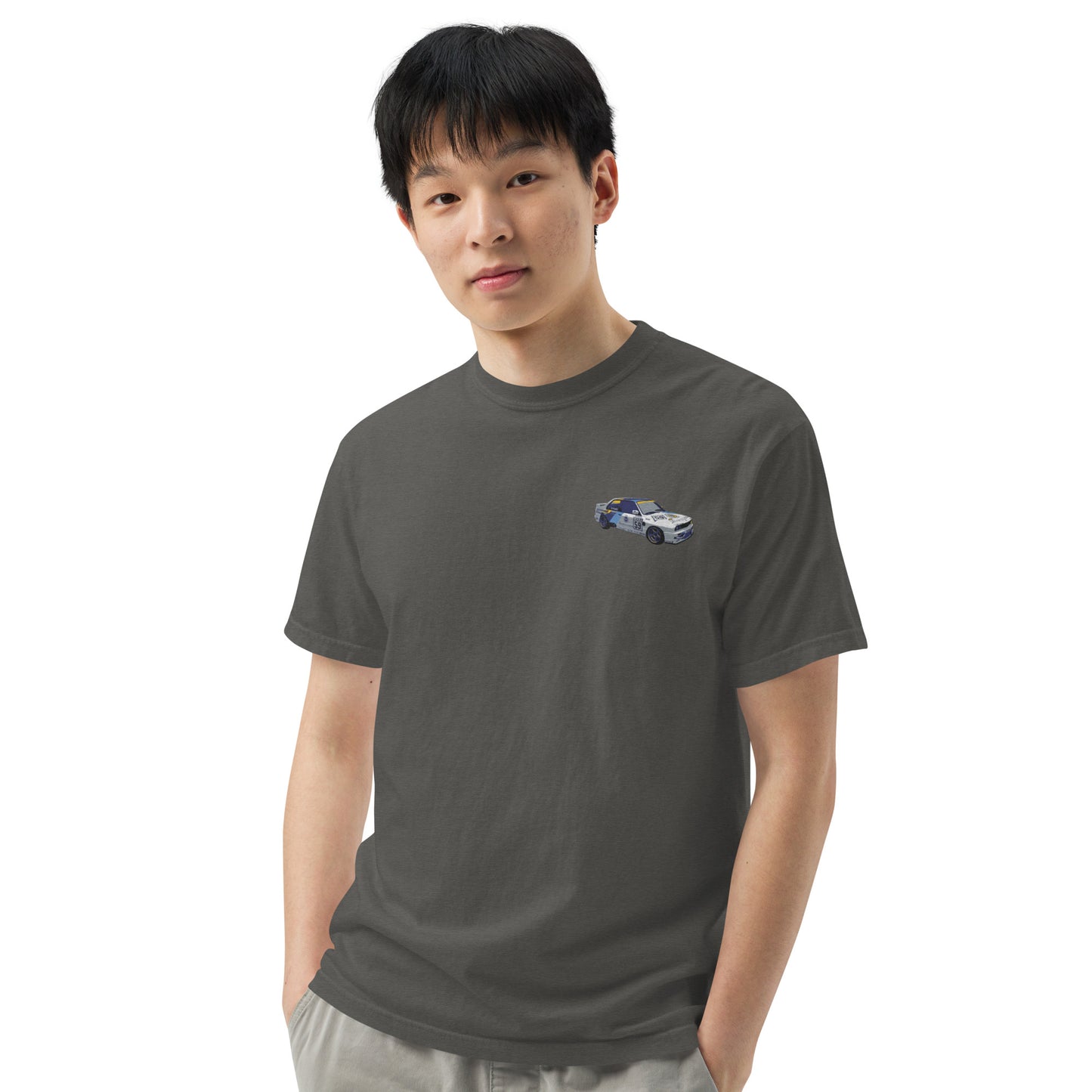 BMW E30 Race Car Unisex garment-dyed heavyweight t-shirt