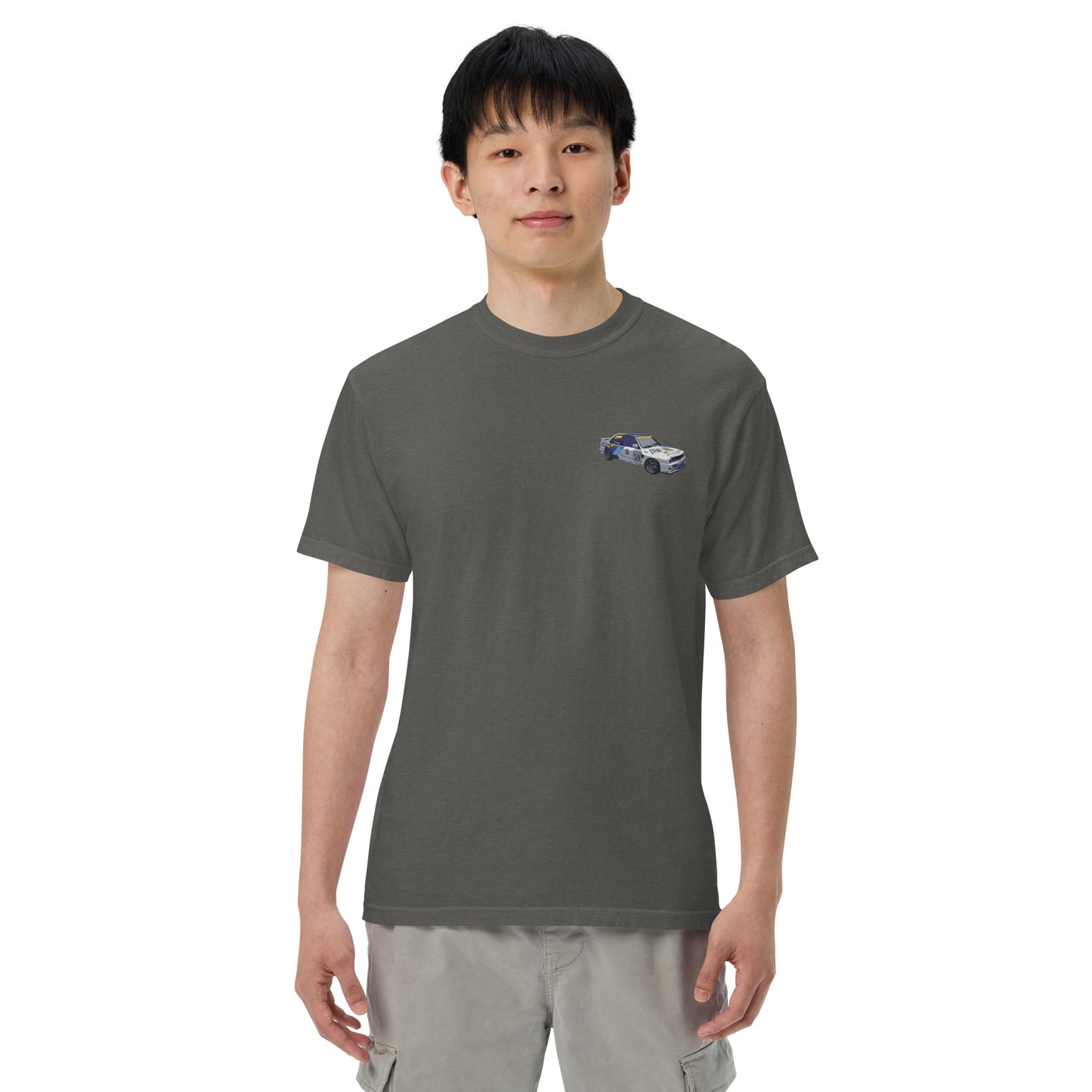 BMW E30 Race Car Unisex garment-dyed heavyweight t-shirt