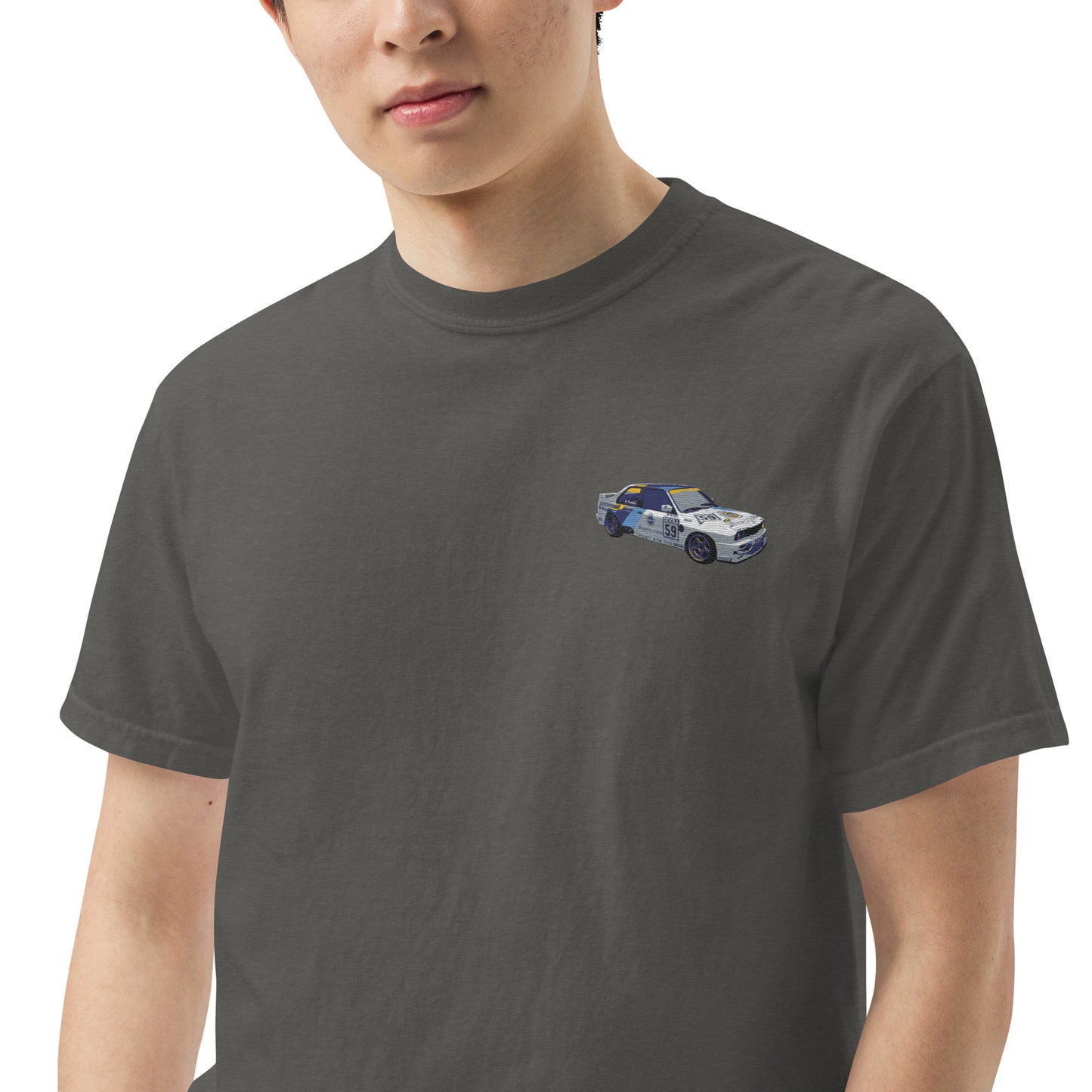 BMW E30 Race Car Unisex garment-dyed heavyweight t-shirt